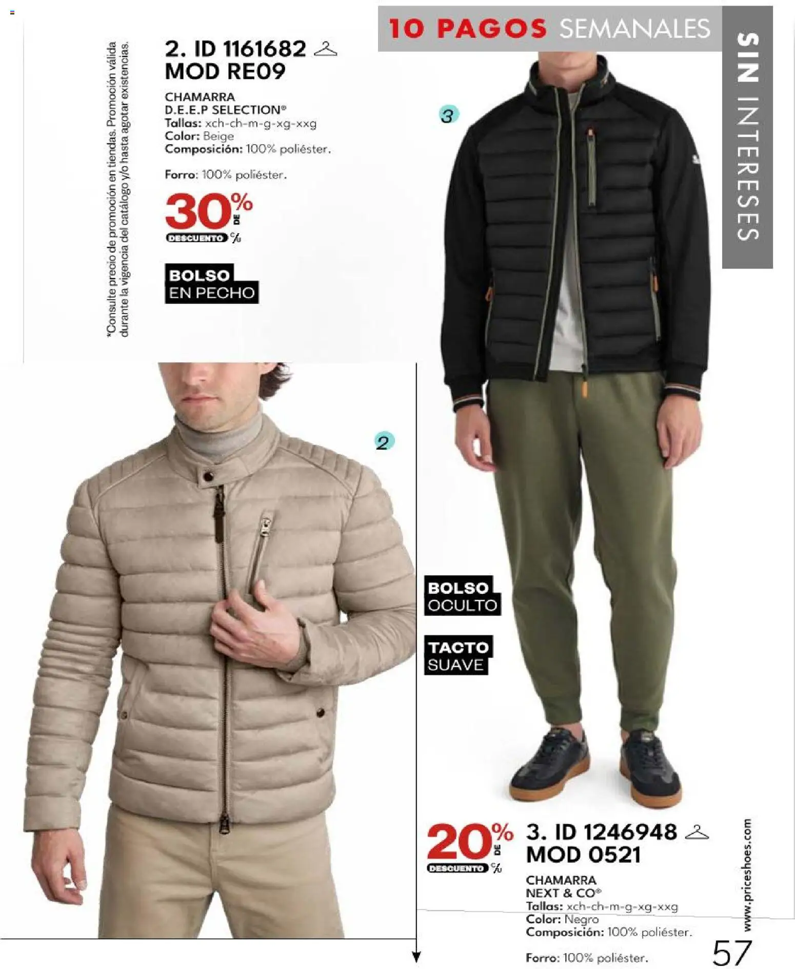 Nuevas ofertas de Price Shoes válidas en toda la República Mexicana desde el 27/10/2026. ¡Encuentra las mejores ofertas en Price Shoes catálogo! | Página: 57