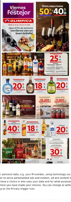 Olímpica catálogo Viernes para festejar -  Vista previa de la revista de la tienda Olímpica valido desde el 16/10/2026