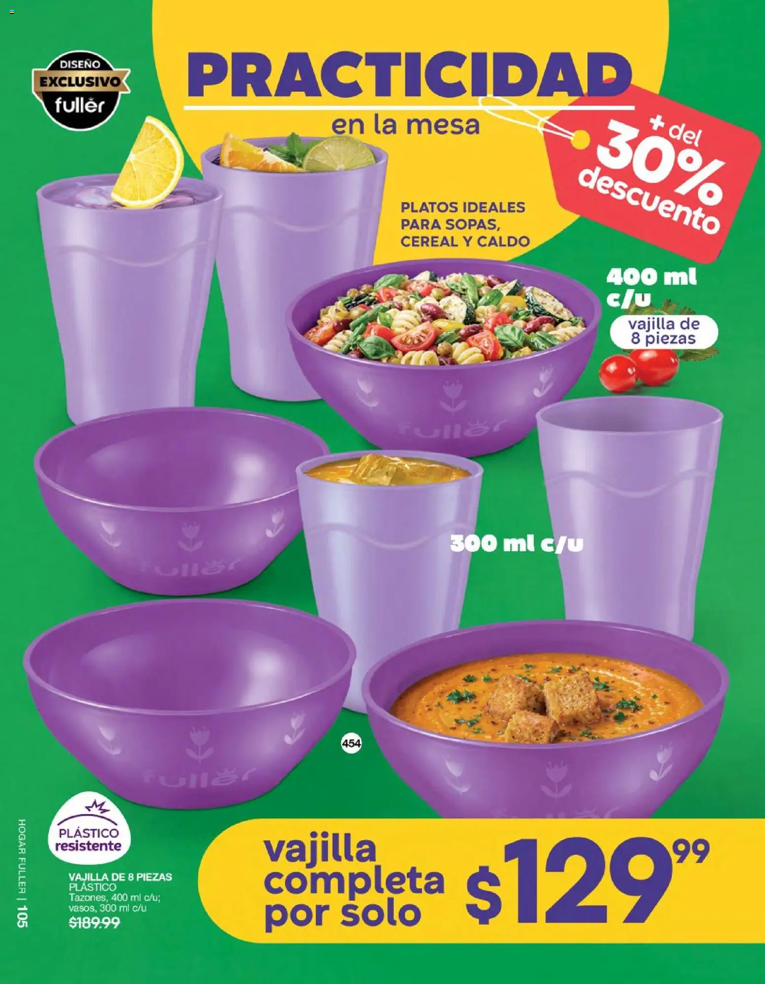 Nuevas ofertas de Fuller válidas en toda la República Mexicana desde el 24.06.2026. ¡Encuentra las mejores ofertas en Fuller campaña 6 2026! | Página: 85 | Productos: Mesa
