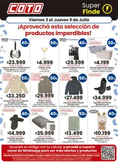Vista previa Coto ofertas válido desde el 03/07/2026
