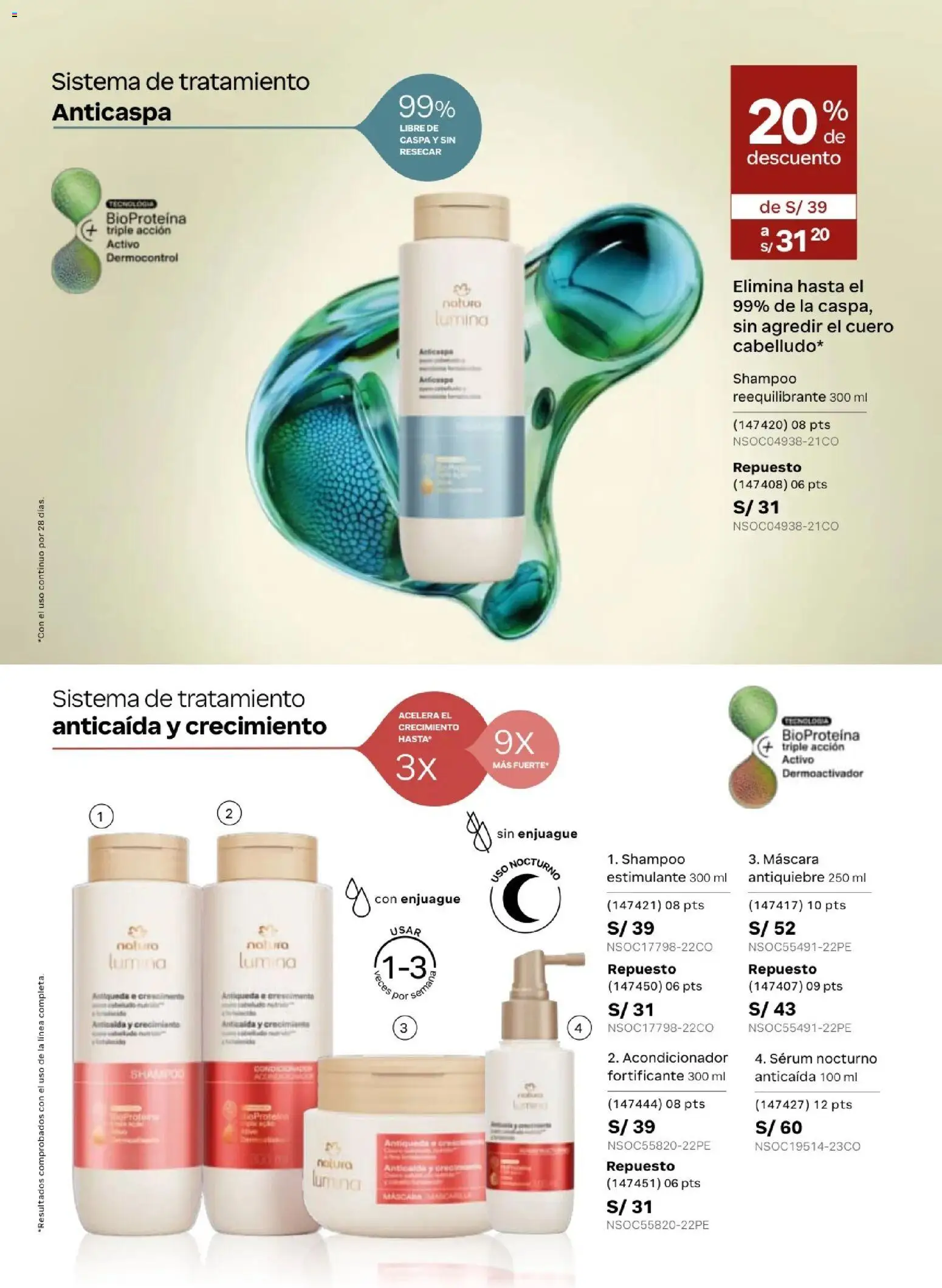 Catálogo Natura válido desde 24.05.2026 | Página: 122 | Productos: Máscara, Shampoo, Acondicionador