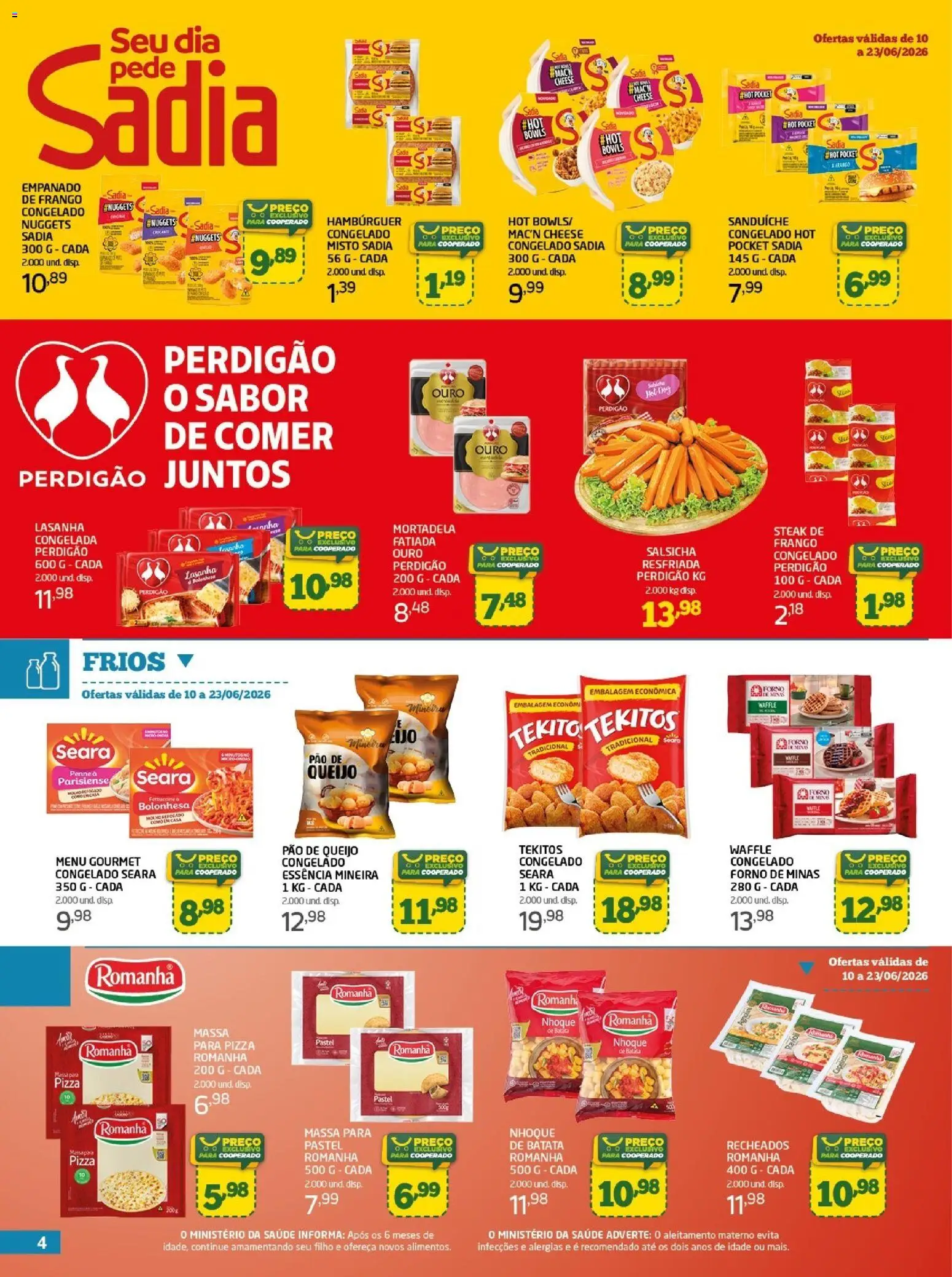 Cooper Folheto - válido de 10.06.2026 | Página: 4 | Produtos: Forno, Salsicha, Sanduíche, Hambúrguer