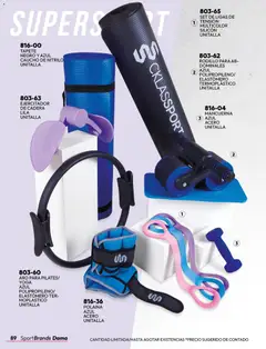 Vista previa de Cklass catálogo Sportbrands caballero, nuevo folleto de la tienda, válido en México a partir del 08/07/2026 | Página: 207 | Productos: Tapete, Rodillo