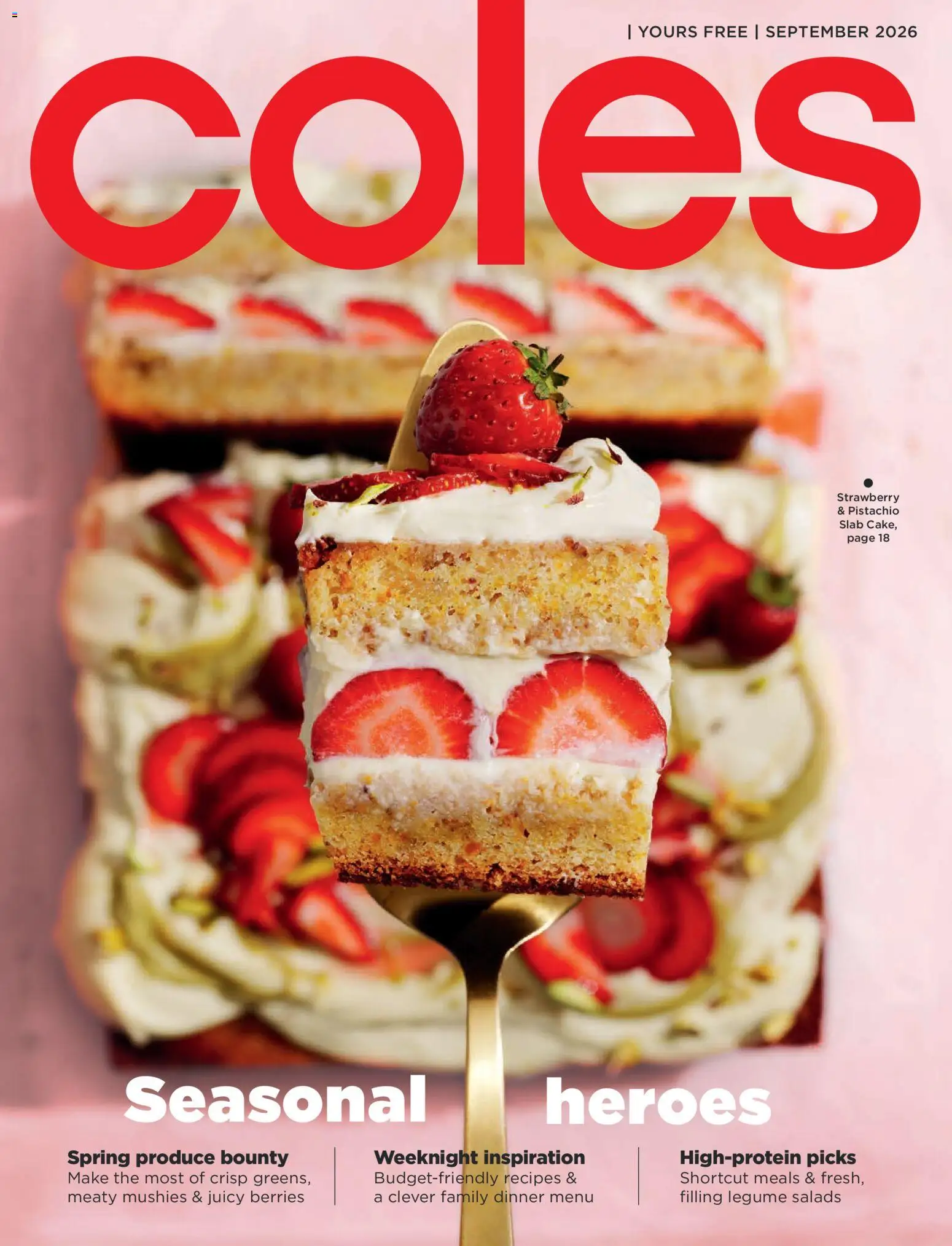 Coles catalogue - valid from 01/09/2026 | Page: 1 | Products: Cake