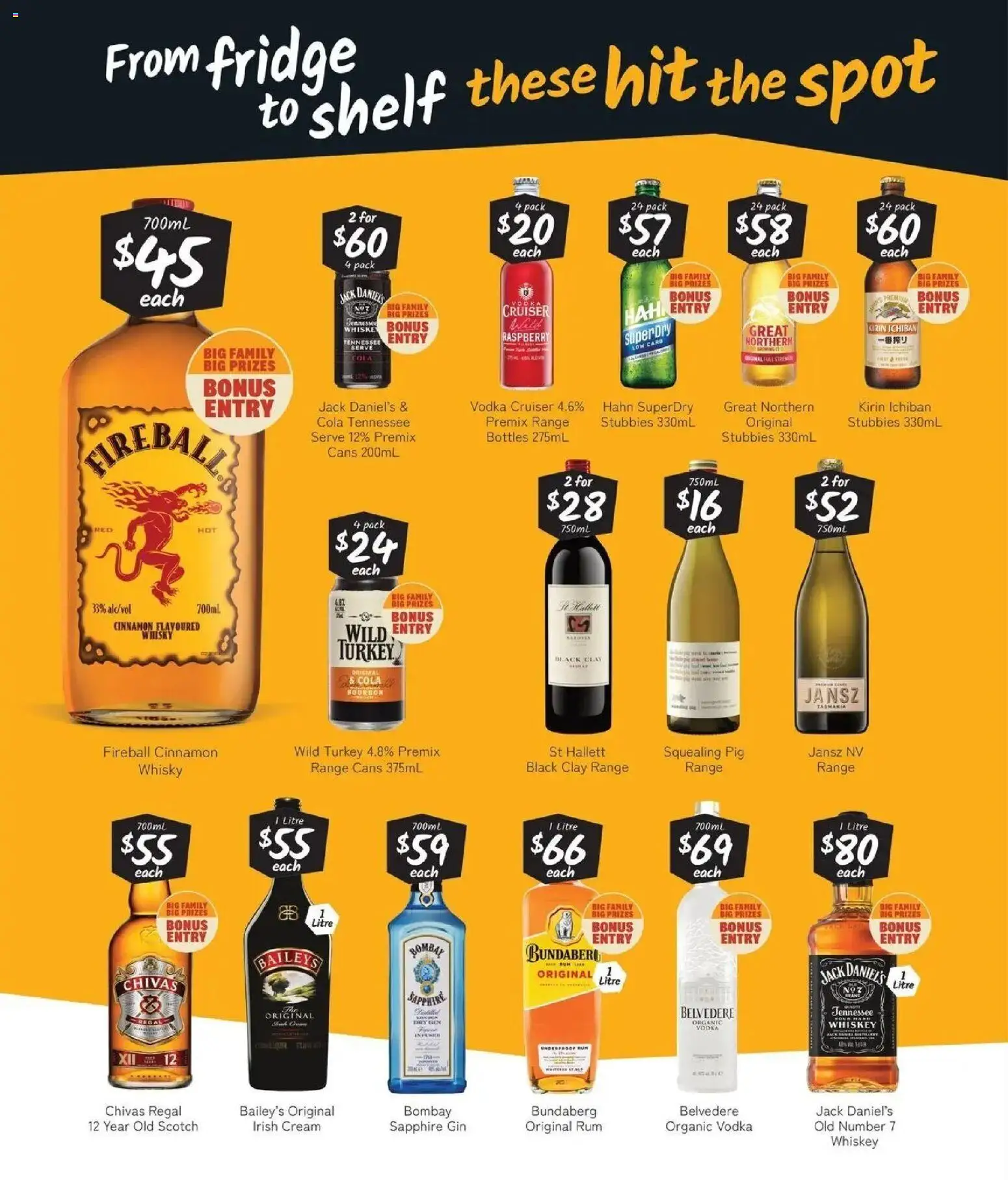 Cellarbrations catalogue - valid from 13/07/2026 | Page: 3 | Products: Shelf, Gin, Cream, Vodka