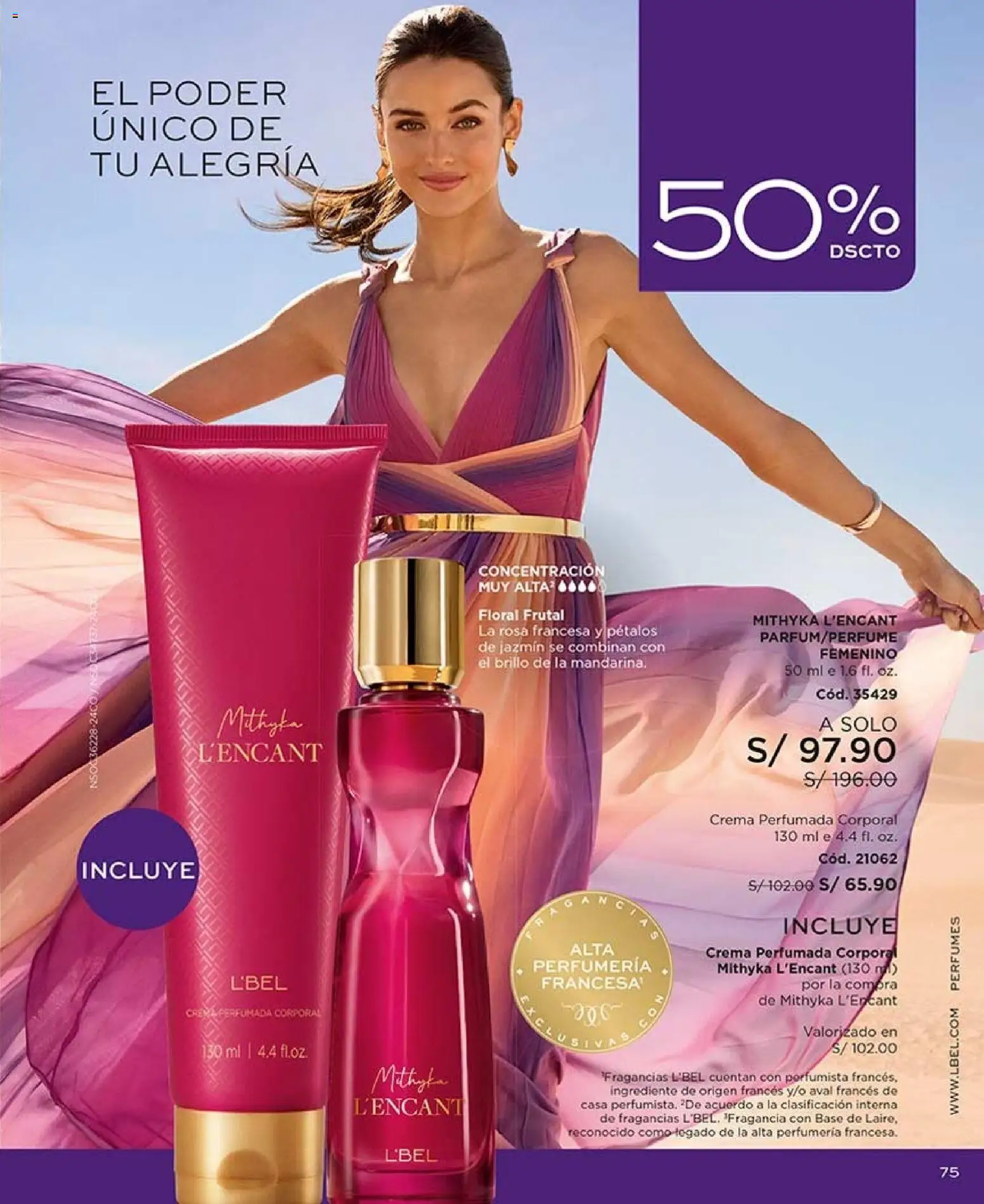 Catálogo L'Bel válido desde 11/07/2026 | Página: 75 | Productos: Crema
