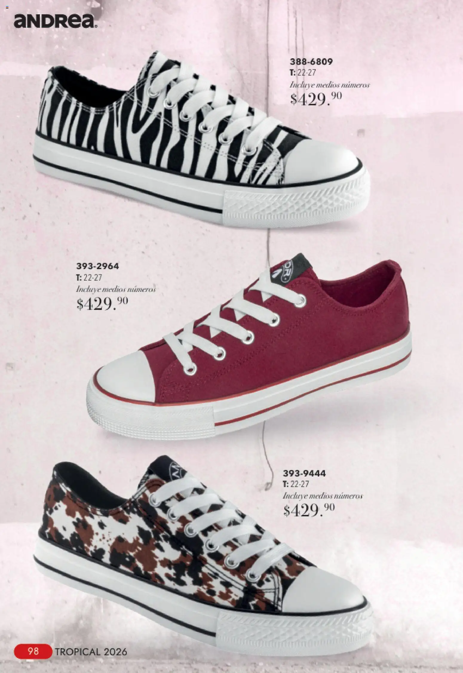 Nuevas ofertas de Andrea válidas en toda la República Mexicana desde el 23/08/2026. ¡Encuentra las mejores ofertas en Andrea catálogo Tropical! | Página: 98
