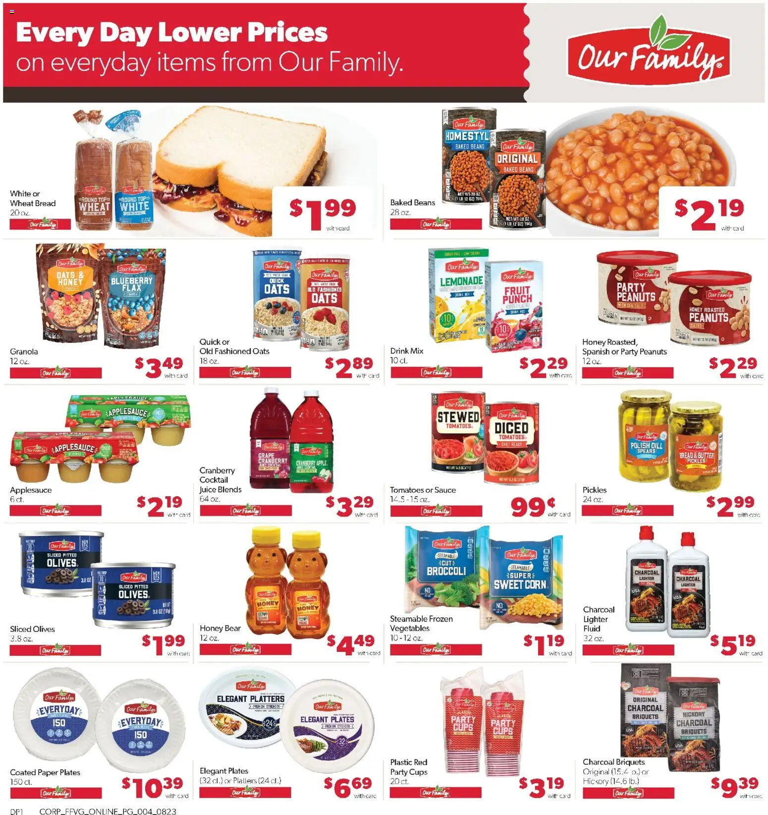 Family Fare Weekly Ad - valid from 08/23/2026 | Page: 10 | Products: Broccoli, Charcoal, Olives, Sauce