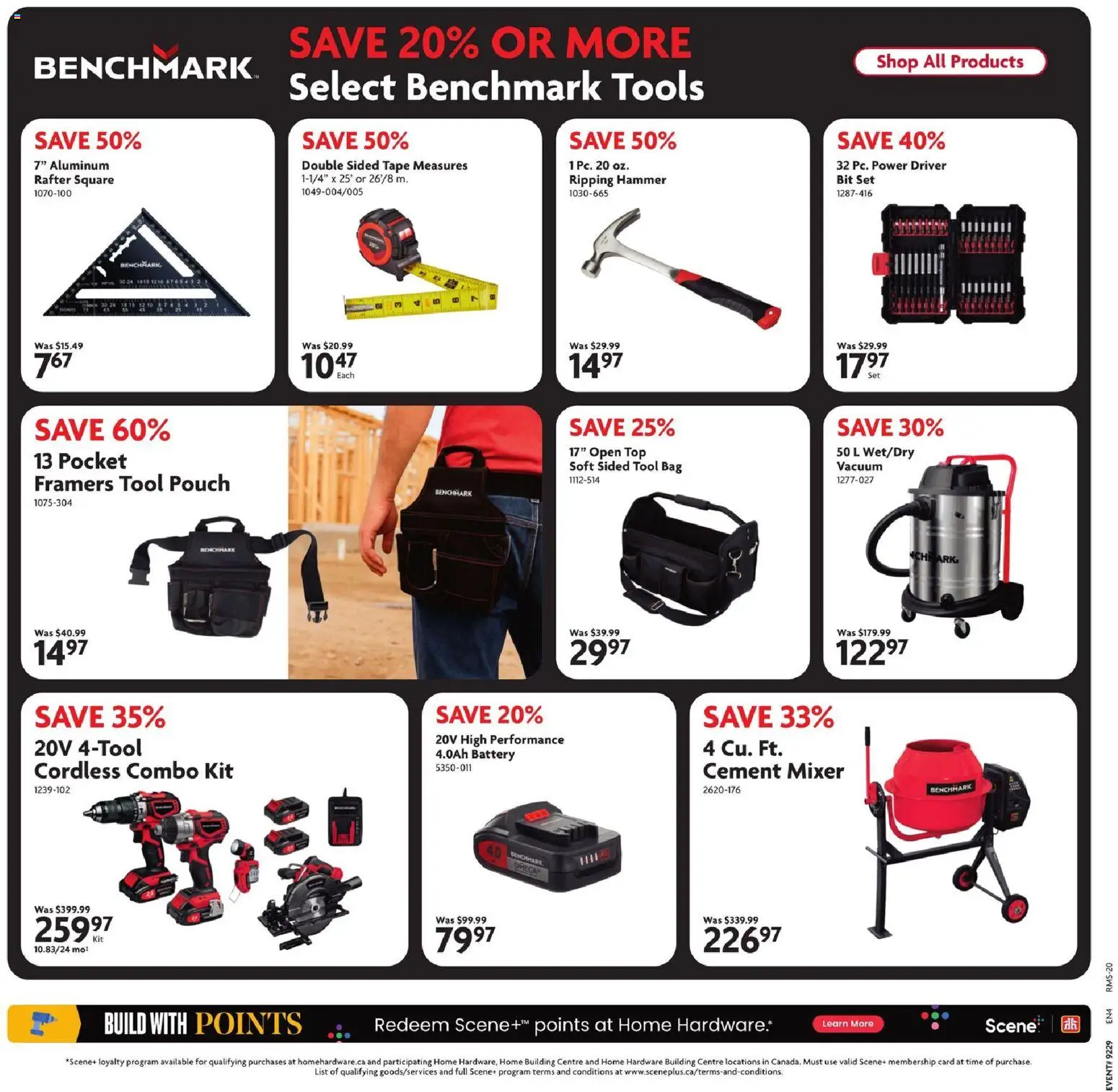 Home Hardware flyer valid from Jul 16, 2026 | Page: 6 | Products: Bag, Mixer, Battery