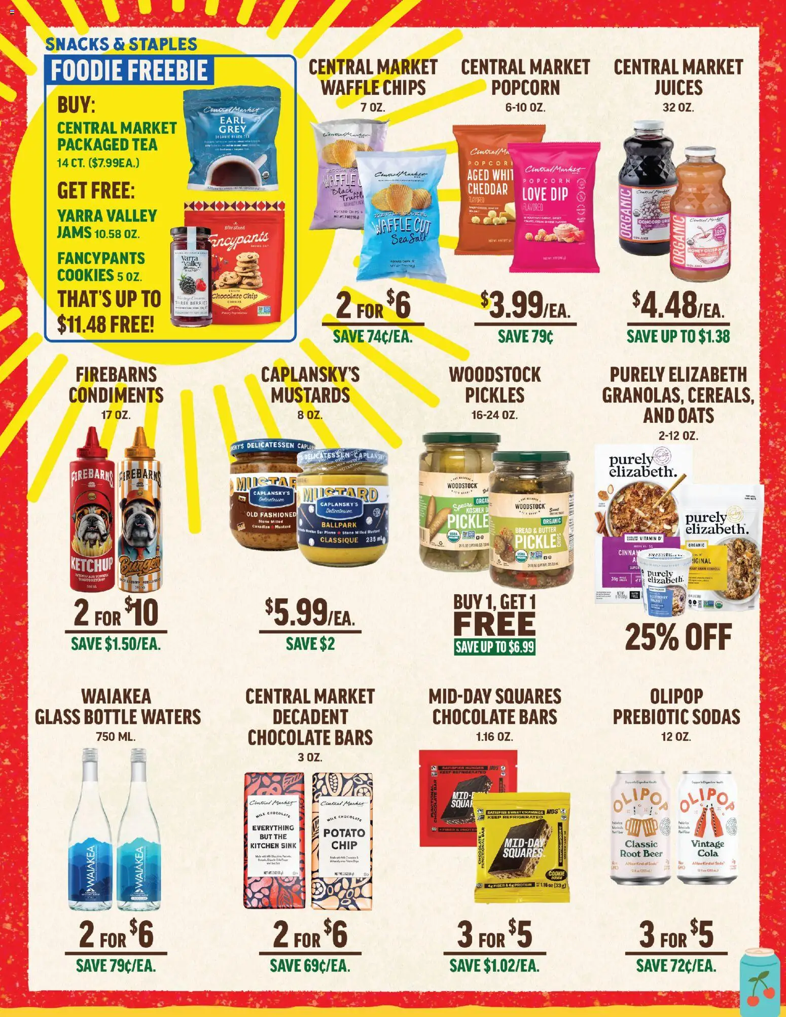 Central Market Weekly Ad - valid from 20.05.2026 | Page: 4 | Products: Bread, Chocolate, Ketchup, Salt