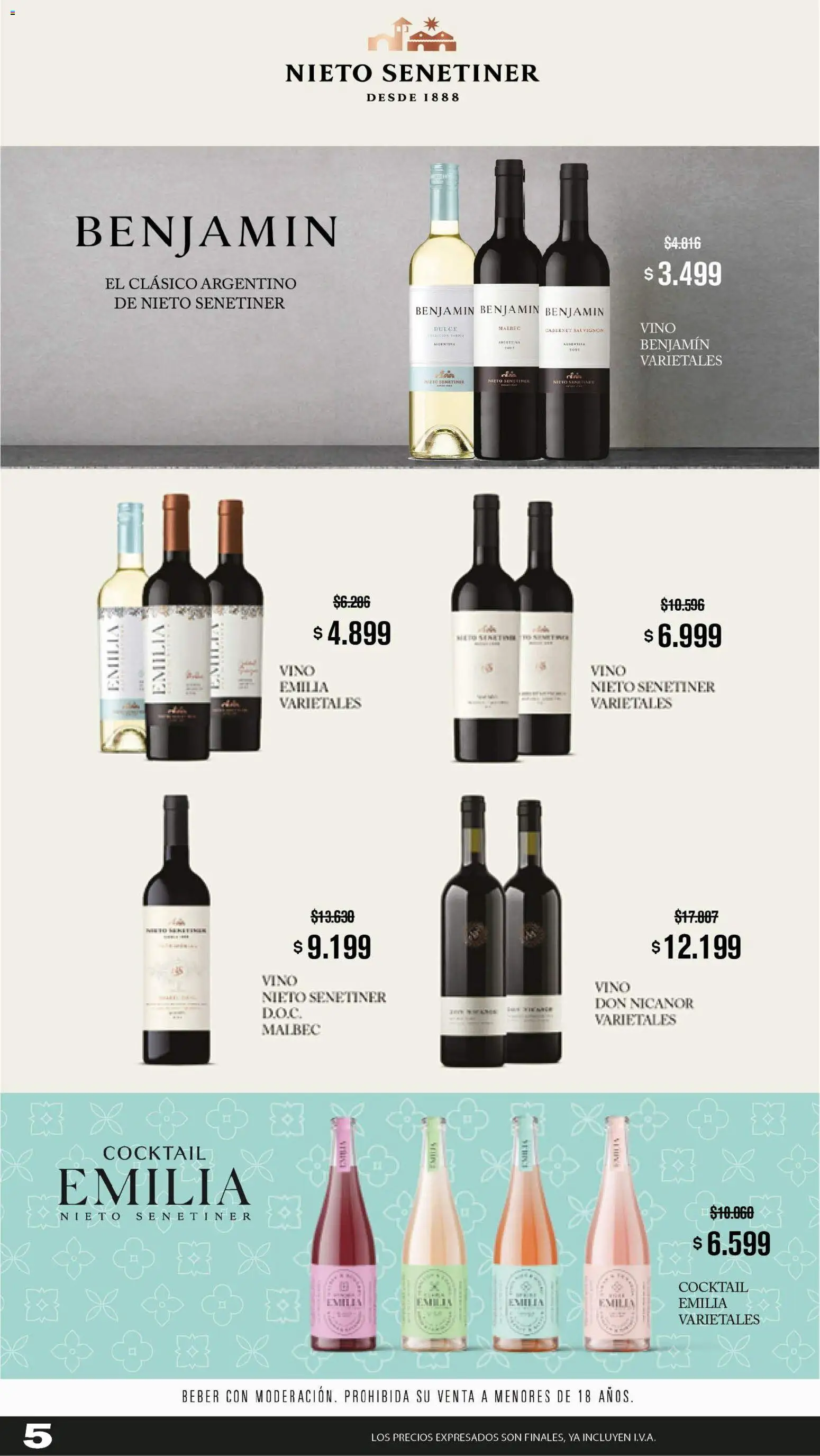 Makro ofertas │ válido desde el 13/08/2026 | Página: 5 | Productos: Dulce, Vino