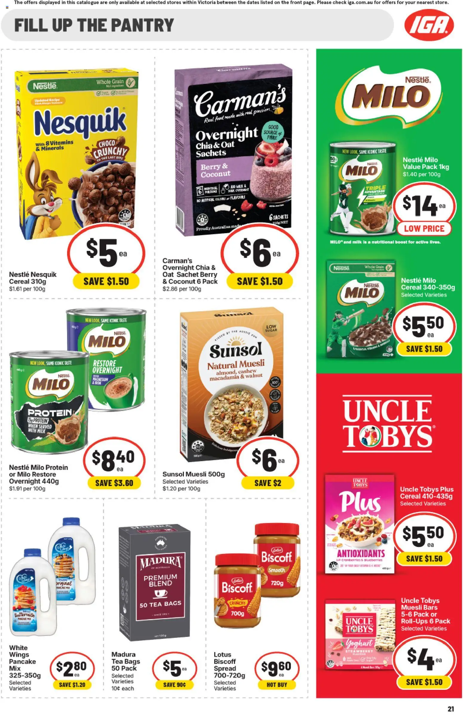 IGA catalogue - valid from 30/09/2026 | Page: 17 | Products: Chocolate, Oreo, Device, Lotus