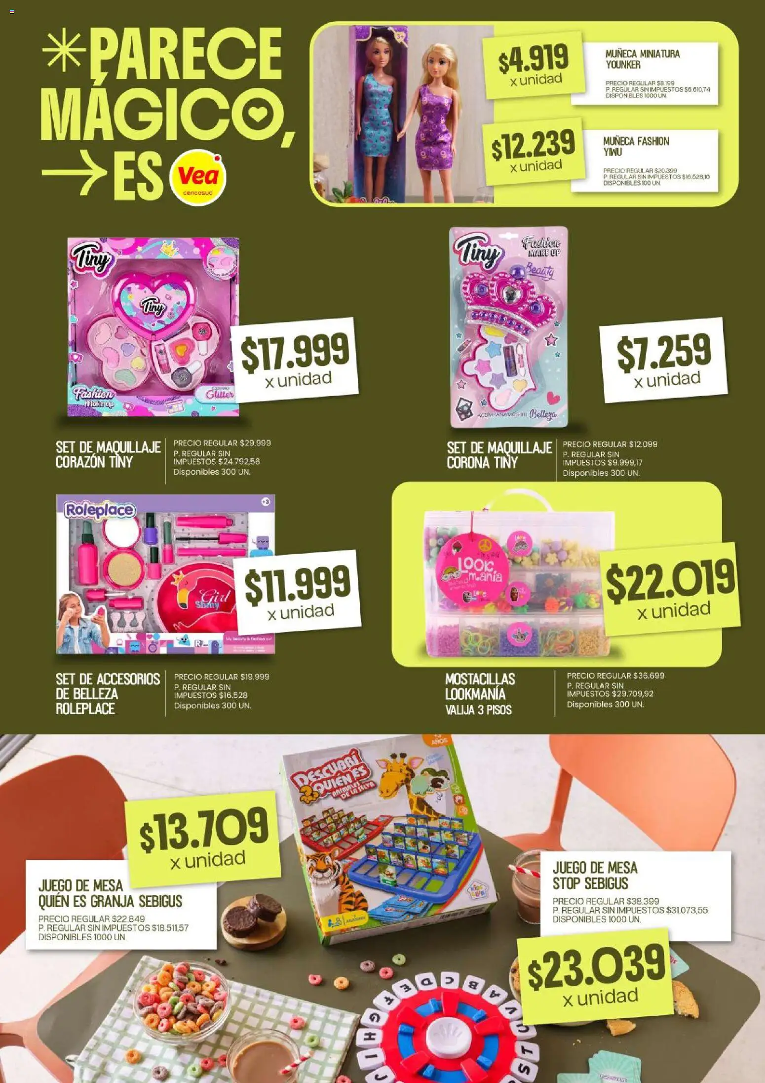 Vea - Folleto Especial Día del Niño Vea │ válido desde el 03/08/2026 | Página: 2 | Productos: Valija, Mesa, Maquillaje, Glitter