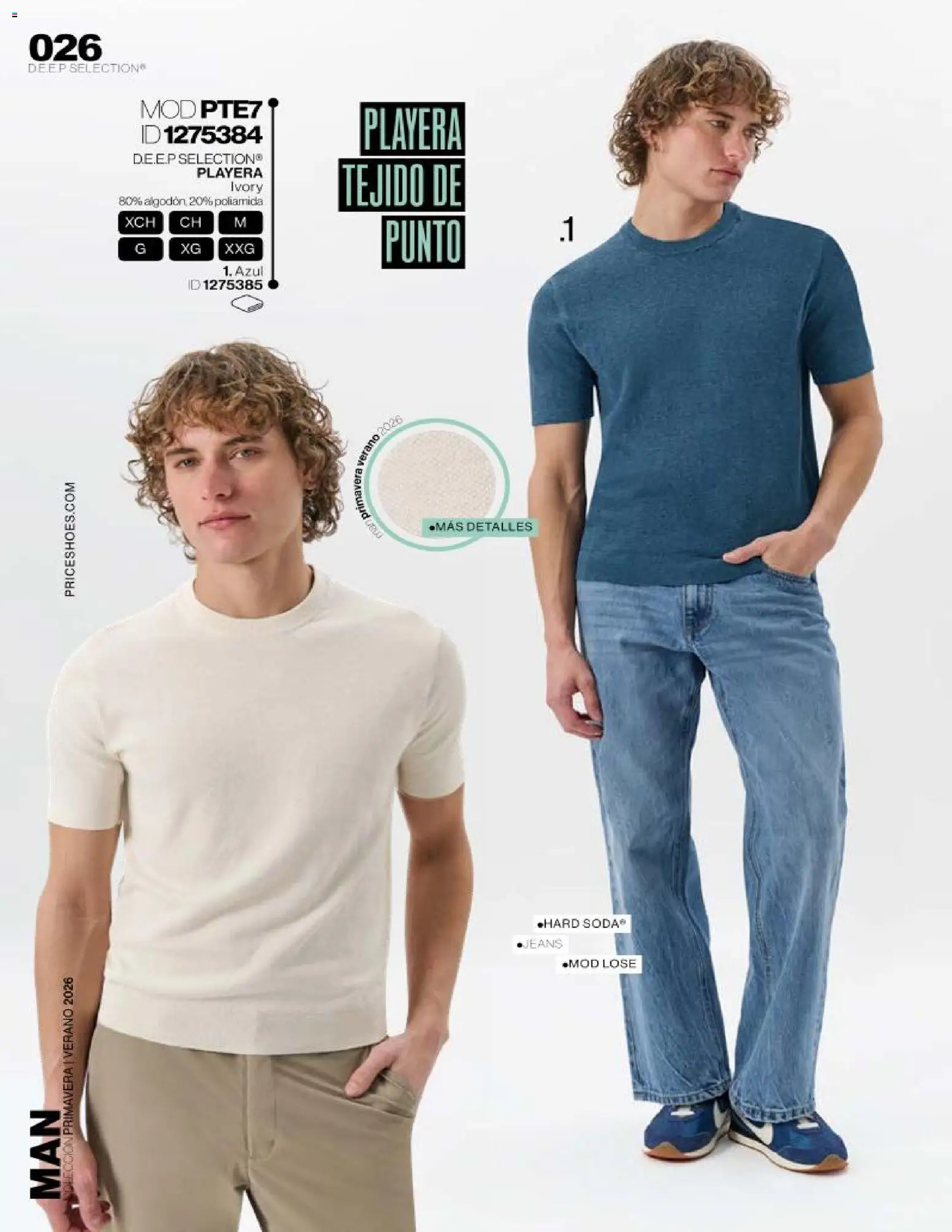 Nuevas ofertas de Price Shoes válidas en toda la República Mexicana desde el 03.04.2026. ¡Encuentra las mejores ofertas en Price Shoes catálogo Man! | Página: 26 | Productos: Playera