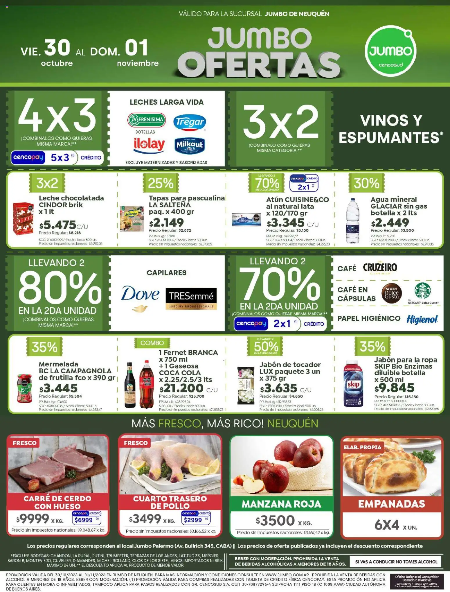 Jumbo - Ofertas | Neuquén │ válido desde el 30/10/2026 | Página: 1