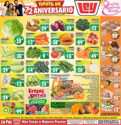 Vista previa de Casa Ley folleto Las ofertas de frutas y verdunas, nuevo folleto de la tienda, válido en México a partir del 29/10/2026