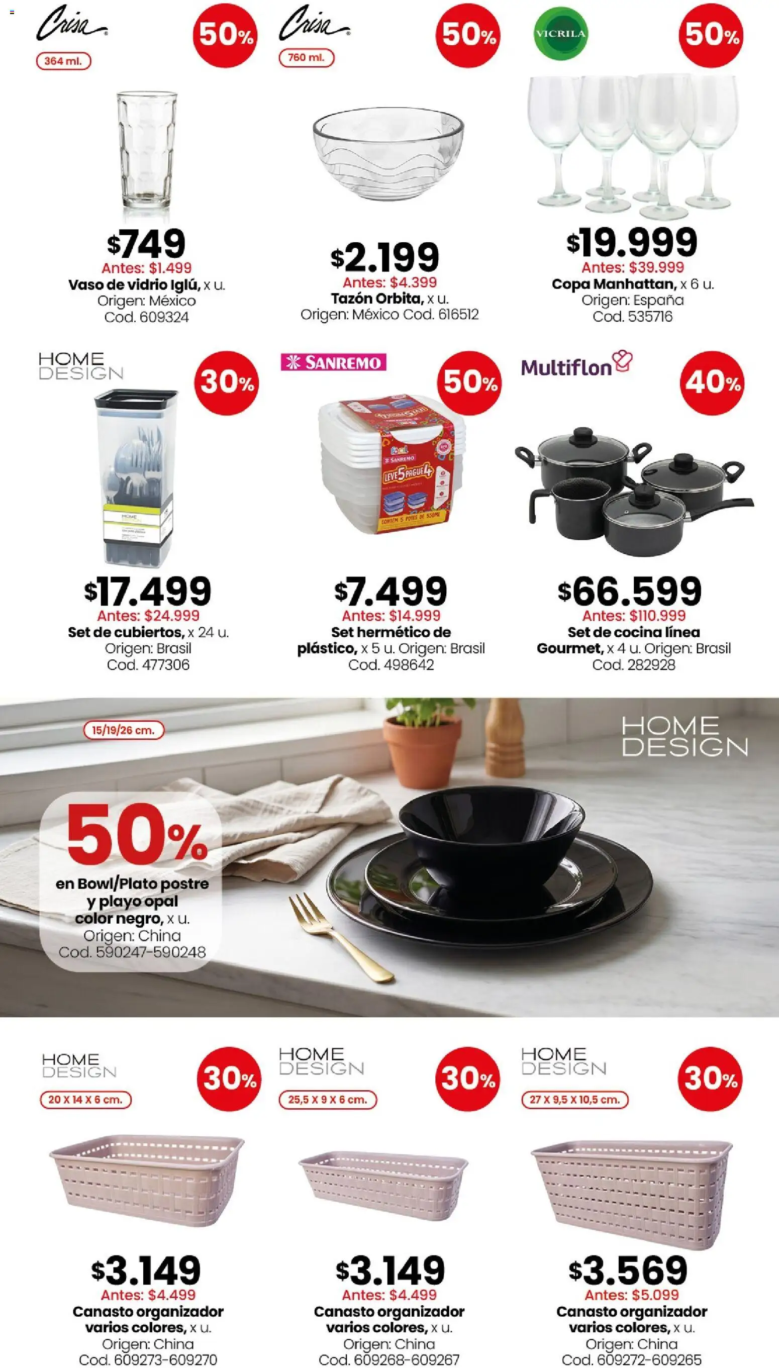 Coto - Bazar, deco, aire libre y mascotas │ válido desde el 10/08/2026 | Página: 2 | Productos: Organizador, Cocina, Bowl, Postre
