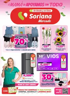 Vista previa de Soriana Apoyamos con todo Mercado Nacional, nuevo folleto de la tienda, válido en México a partir del 07.05.2026