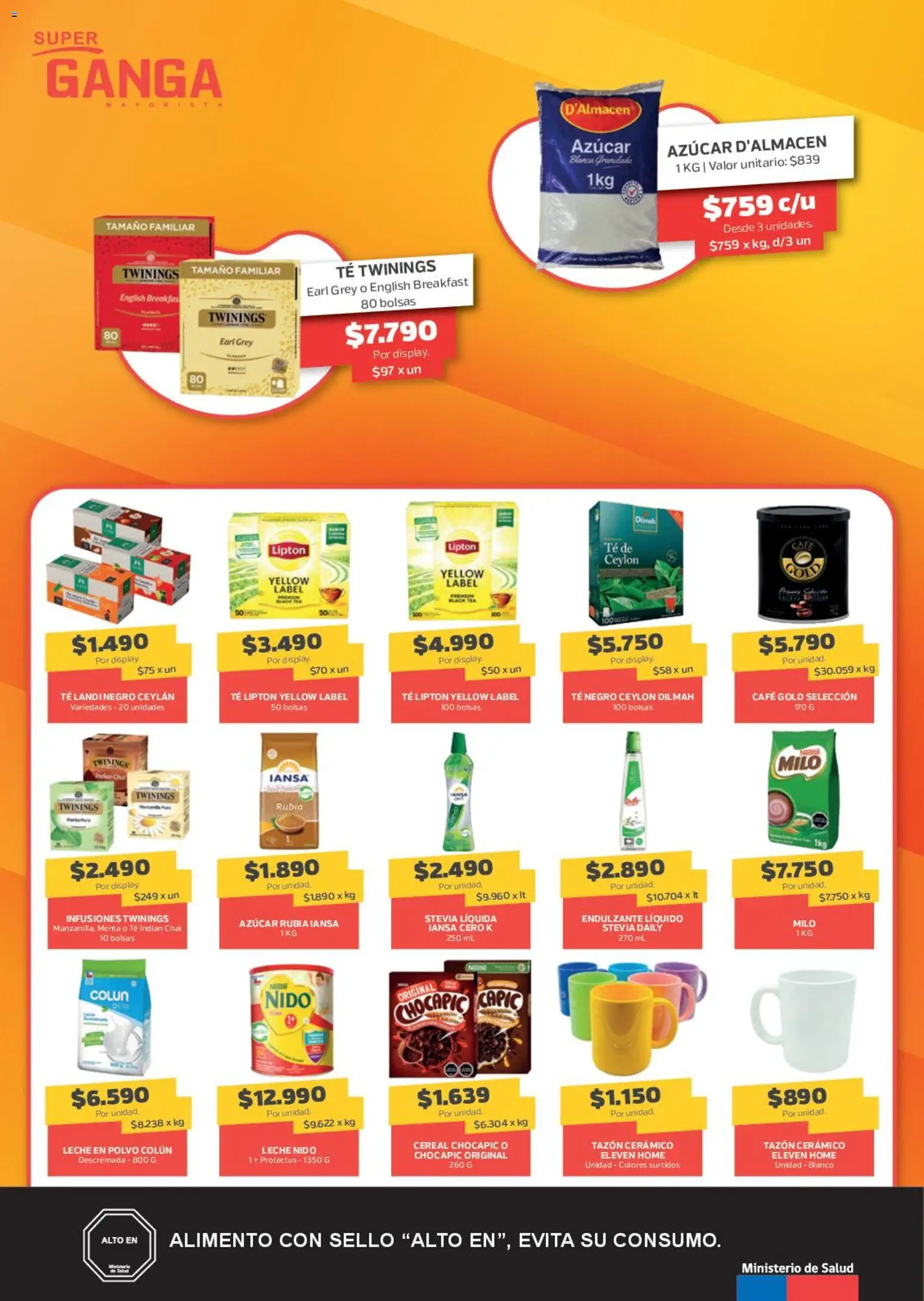 Super Ganga Ofertas │ válido desde el 08.07.2026 | Página: 4 | Productos: Cerámico, Polvo, Café, Té