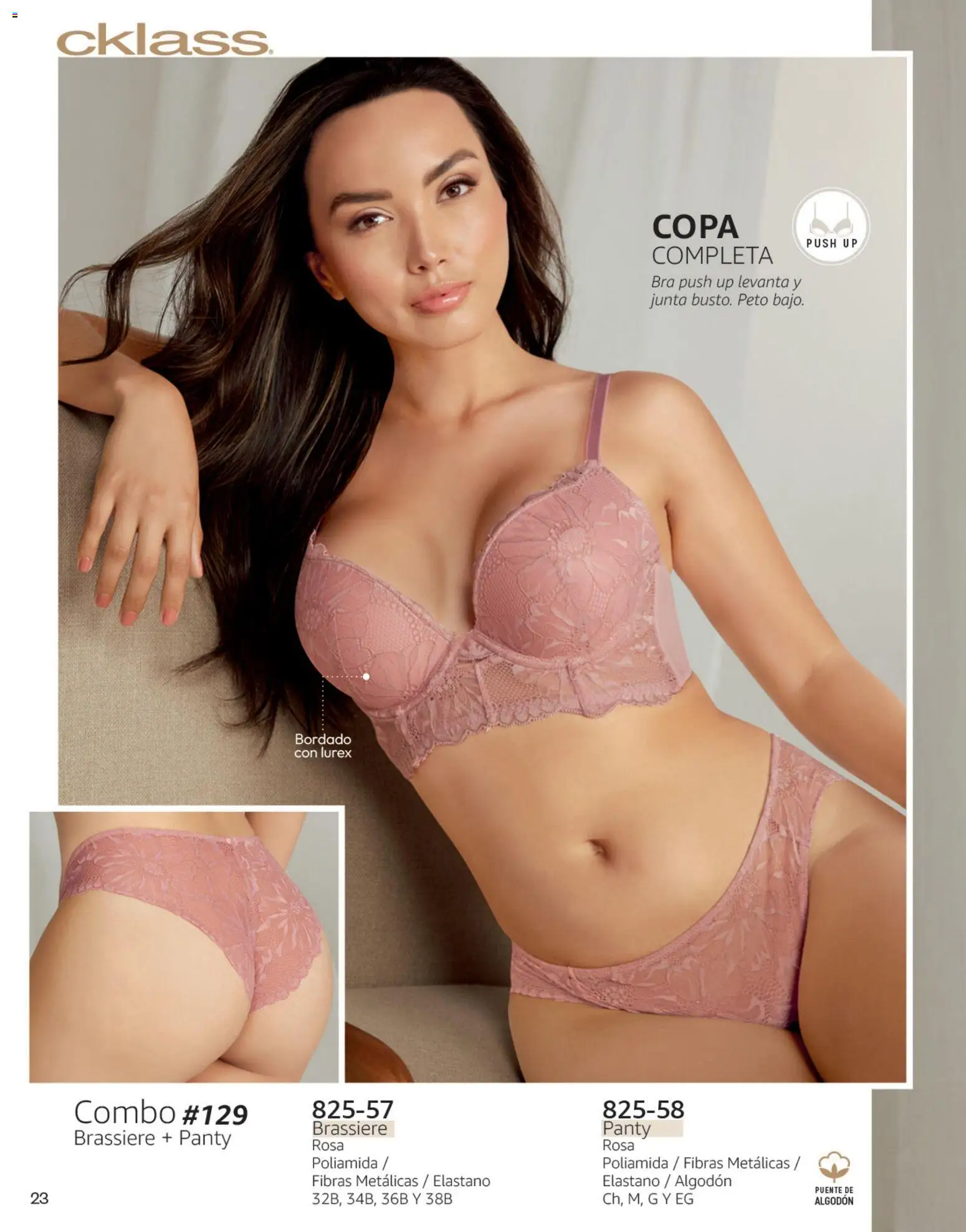 Nuevas ofertas de Cklass válidas en toda la República Mexicana desde el 08/07/2026. ¡Encuentra las mejores ofertas en Cklass catálogo Secrets! | Página: 24 | Productos: Algodón