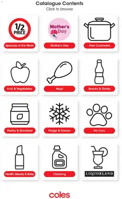 Preview of Coles catalogue  - valid from 06.05.2026