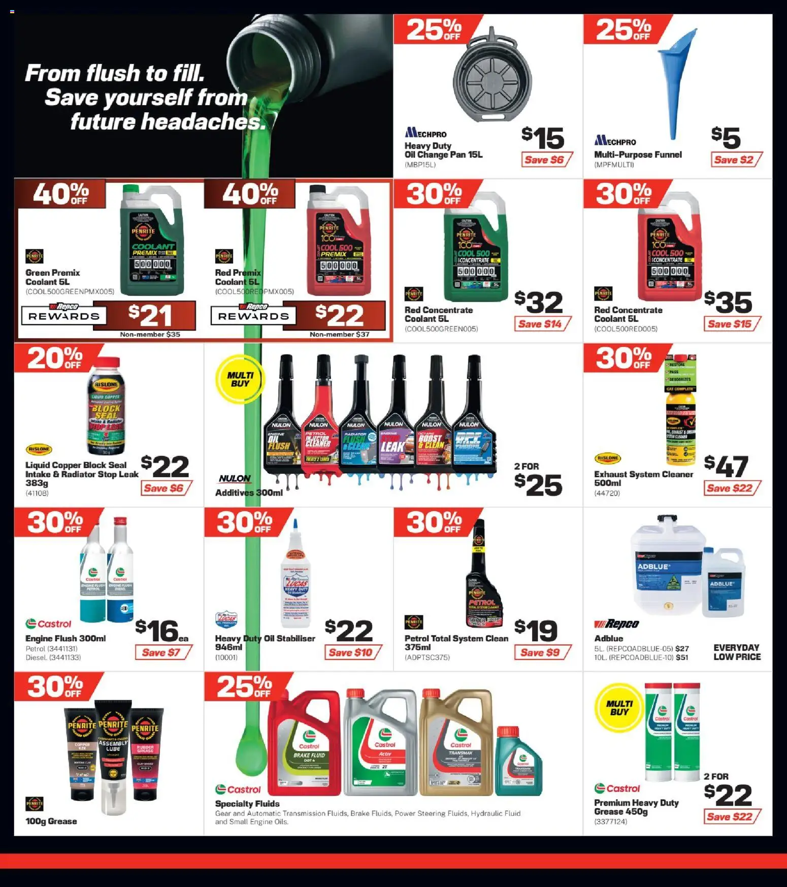 Repco catalogue - valid from 06.05.2026 | Page: 14 | Products: Cleaner, Oil, Multipurpose, Radiator