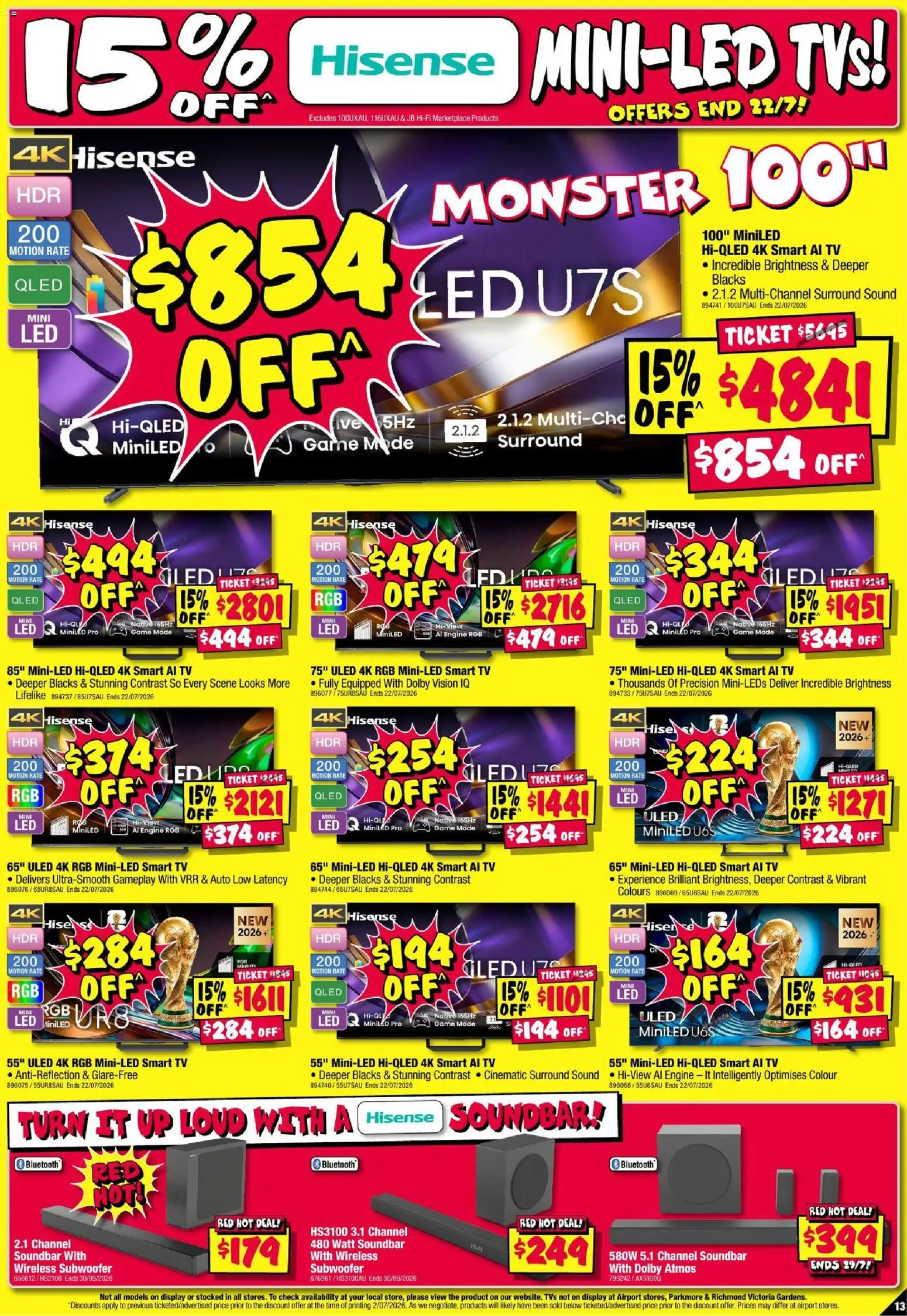 JB Hi-Fi catalogue - valid from 16/07/2026 | Page: 13 | Products: Native, Tv, Game, Smart tv