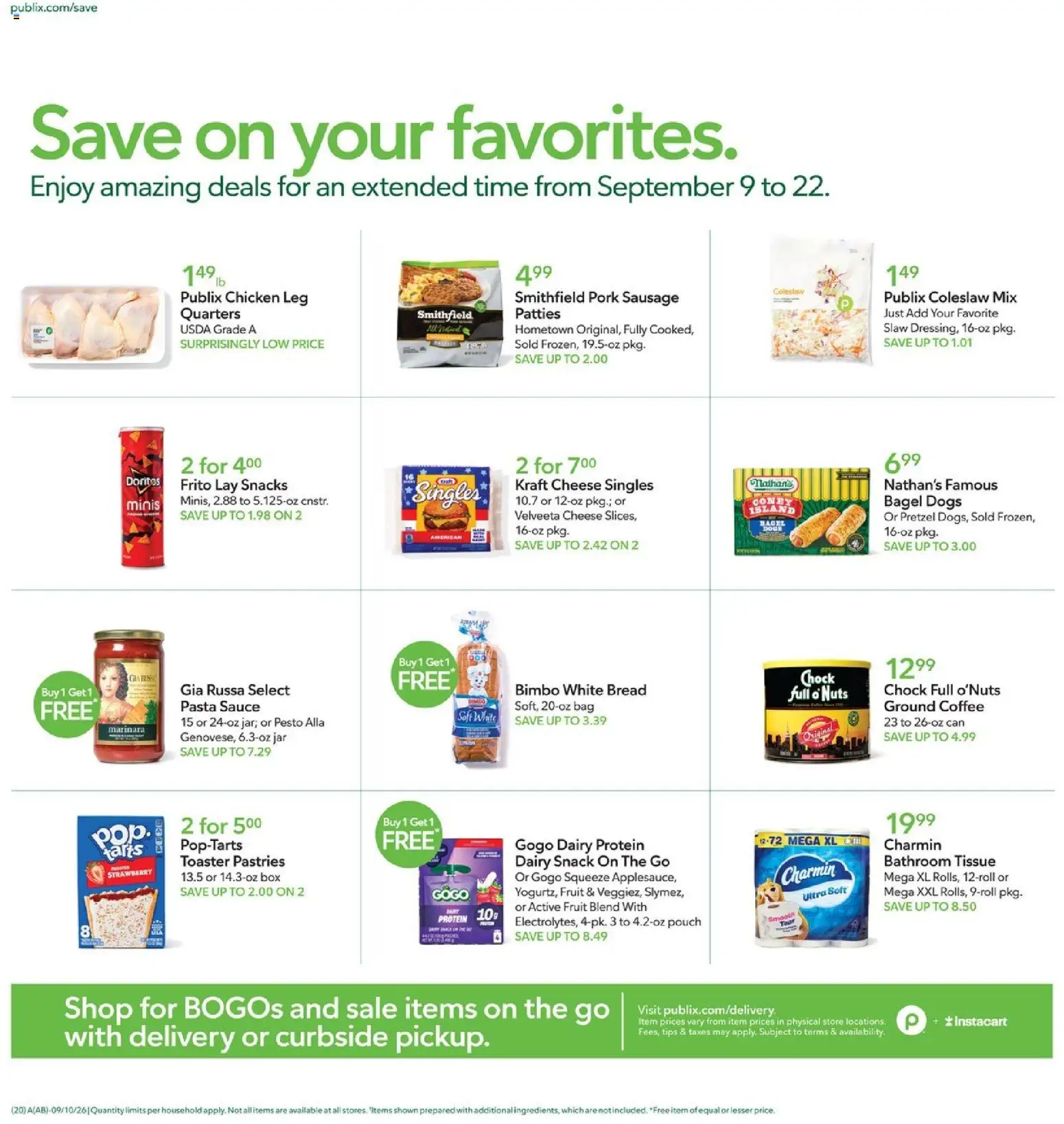 Publix Weekly Ad - valid from 09/09/2026 | Page: 20