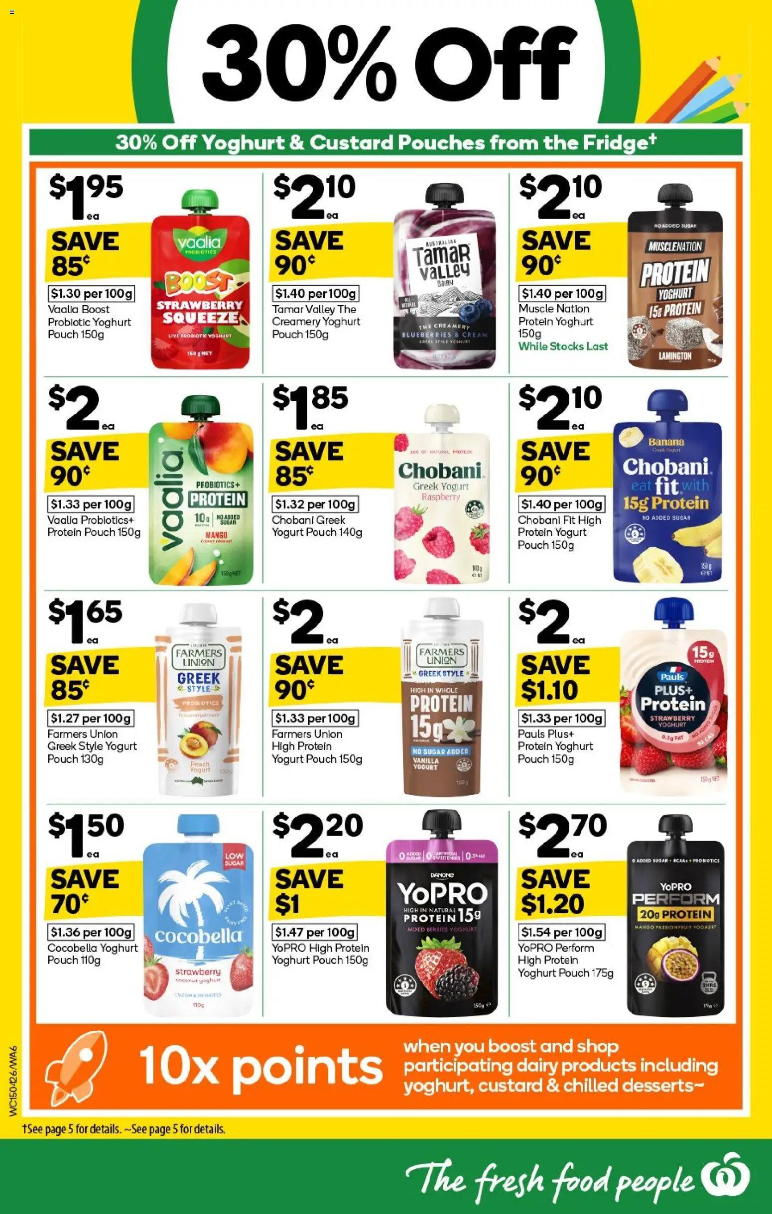 Woolworths catalogue - valid from 15.04.2026 | Page: 6 | Products: Dairy, Yoghurt, Sugar, Mango