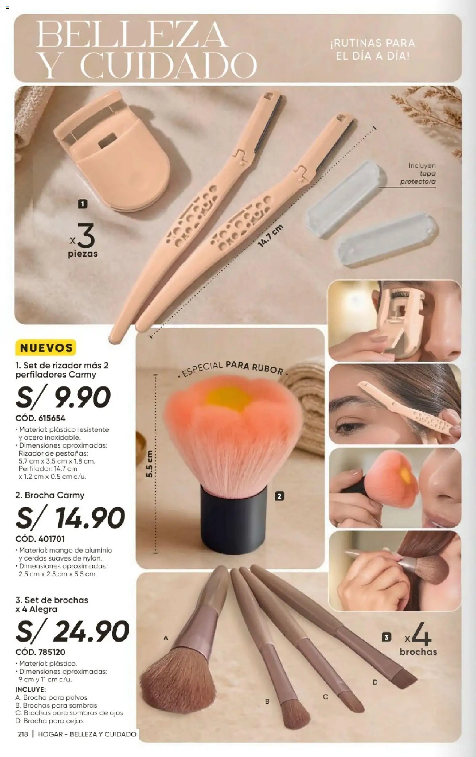 Catálogo Azzorti válido desde 21/09/2026 | Página: 220 | Productos: Brocha, Mango, Tapa, Rizador