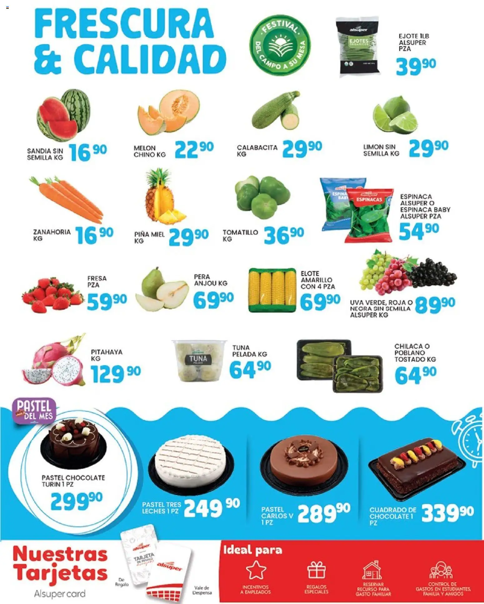 Nuevas ofertas de Alsuper válidas en toda la República Mexicana desde el 18/08/2026. ¡Encuentra las mejores ofertas en Alsuper folleto! | Página: 6 | Productos: Pera, Chocolate, Uva, Espinaca