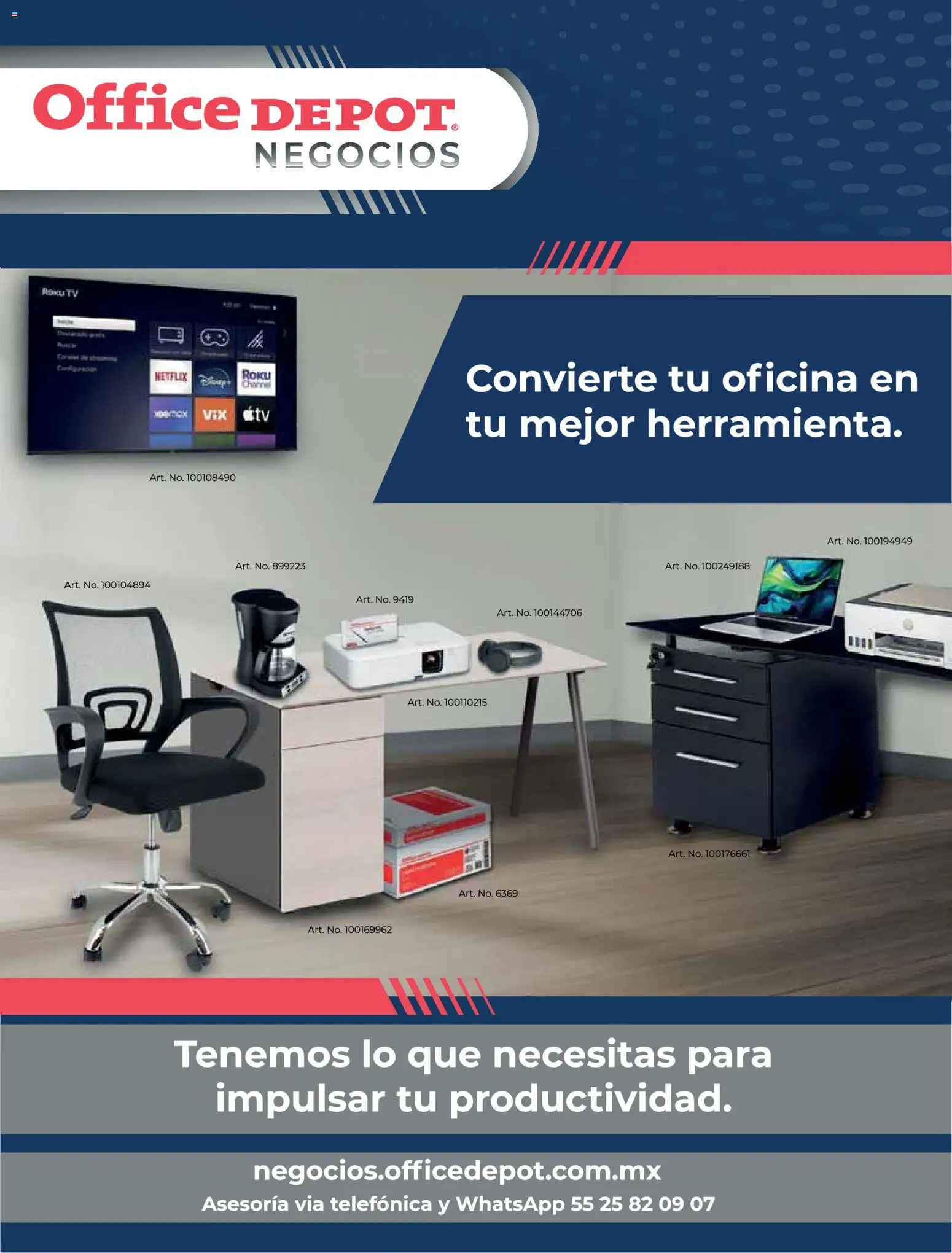Nuevas ofertas de Office Depot válidas en toda la República Mexicana desde el 12/01/2026. ¡Encuentra las mejores ofertas en Office Depot catálogo 2026! | Página: 37