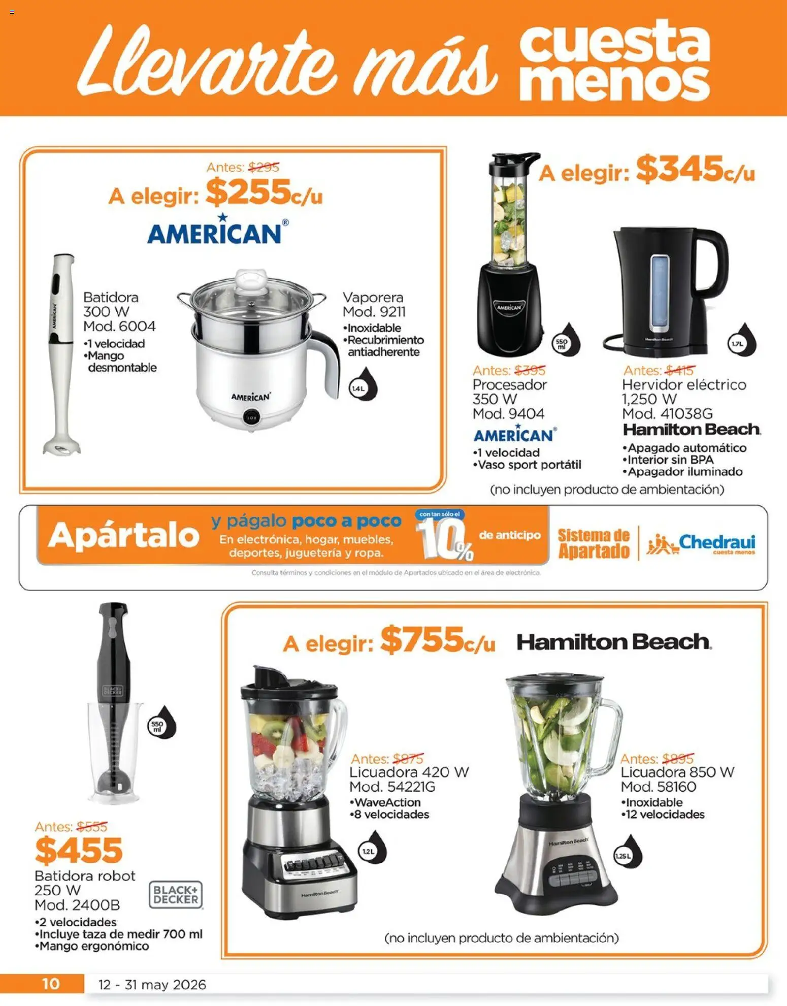 Nuevas ofertas de Chedraui válidas en toda la República Mexicana desde el 12.05.2026. ¡Encuentra las mejores ofertas en Chedraui folleto Bebé! | Página: 10