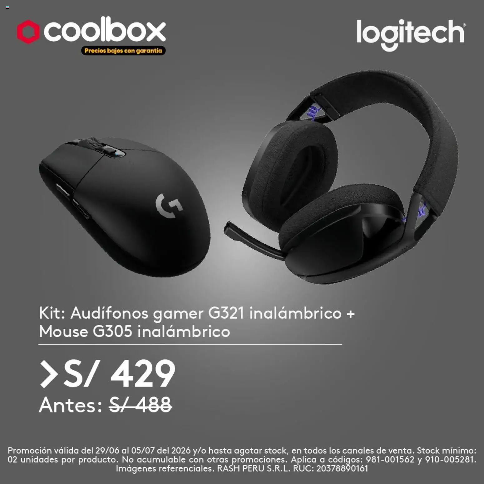 Catálogo Coolbox válido desde 29/06/2026 | Página: 2 | Productos: Mouse, Audífonos