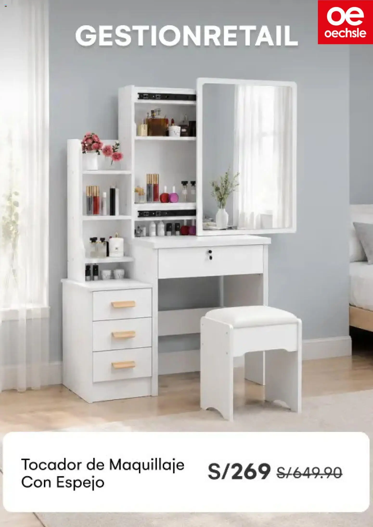 Catálogo Oechsle válido desde 24/08/2026 | Página: 5 | Productos: Espejo, Maquillaje