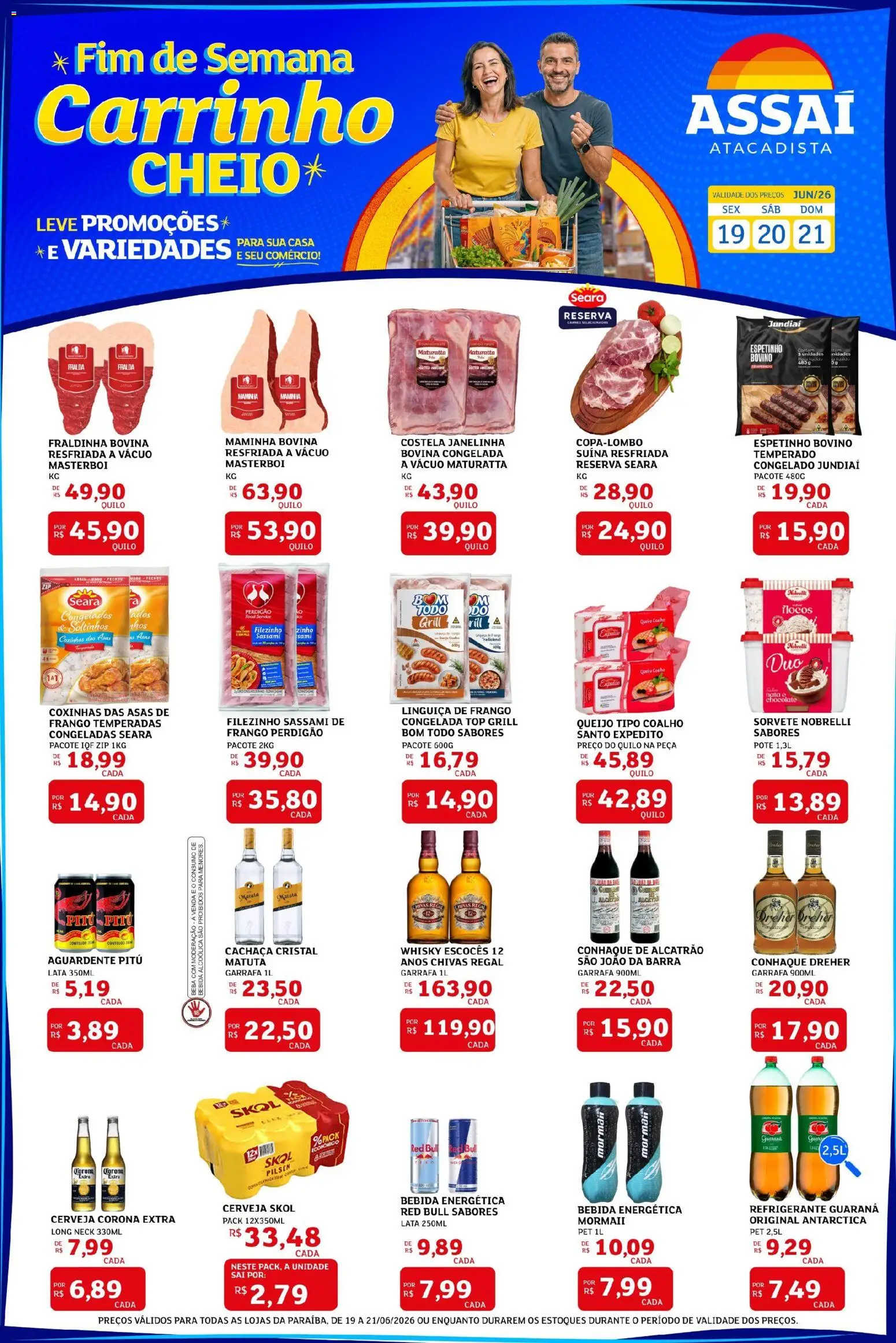 Assaí Atacadista Folheto - válido de 19.06.2026 | Página: 1