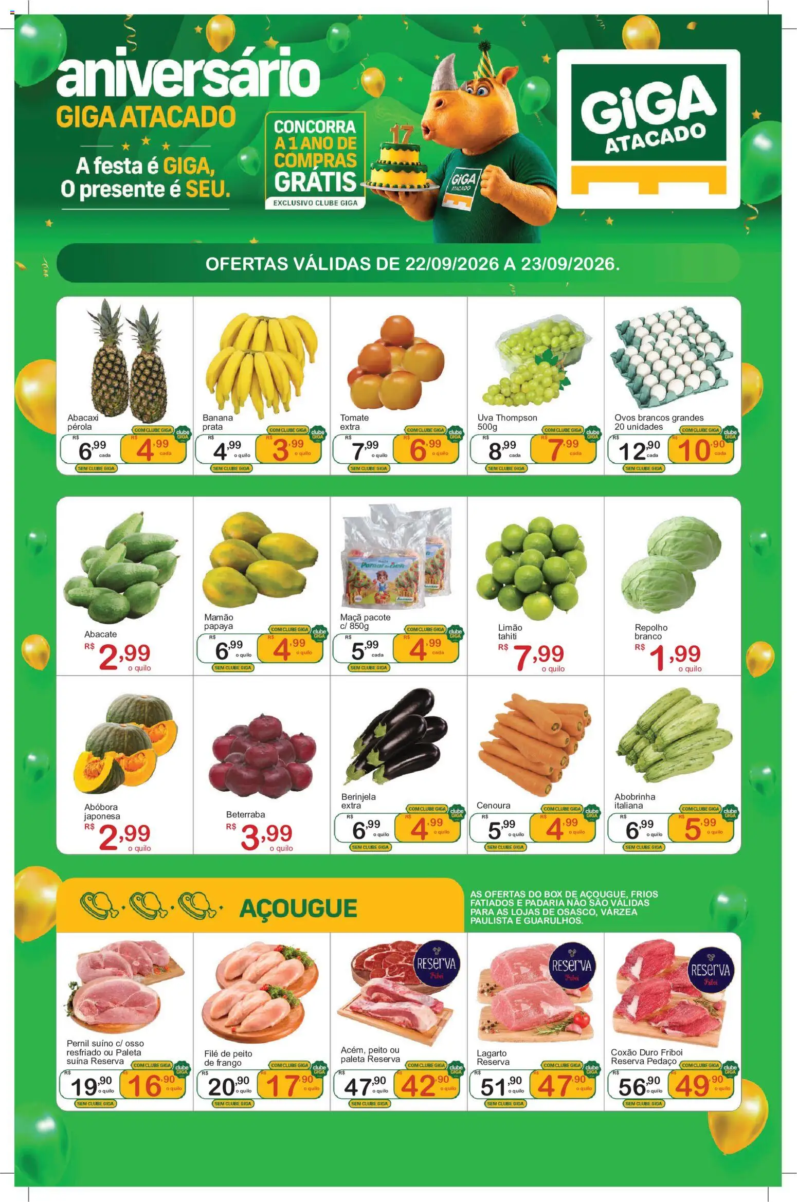 Giga Atacado Terça-feira 22 Setembro Ofertas Top