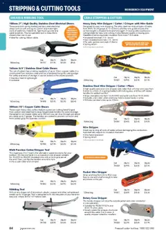 Preview of Jaycar Engineering & Scientific Catalogue 2025/2026  - valid from 09.07.2025 | Page: 84 | Products: Jacket, Cutter, Strip, Tools