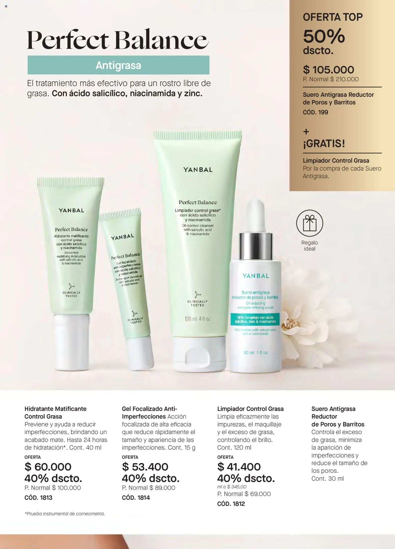 Yanbal revista - valida desde el 25.04.2026 | Página: 95 | Productos: Antigrasa, Serum, Limpiador, Maquillaje