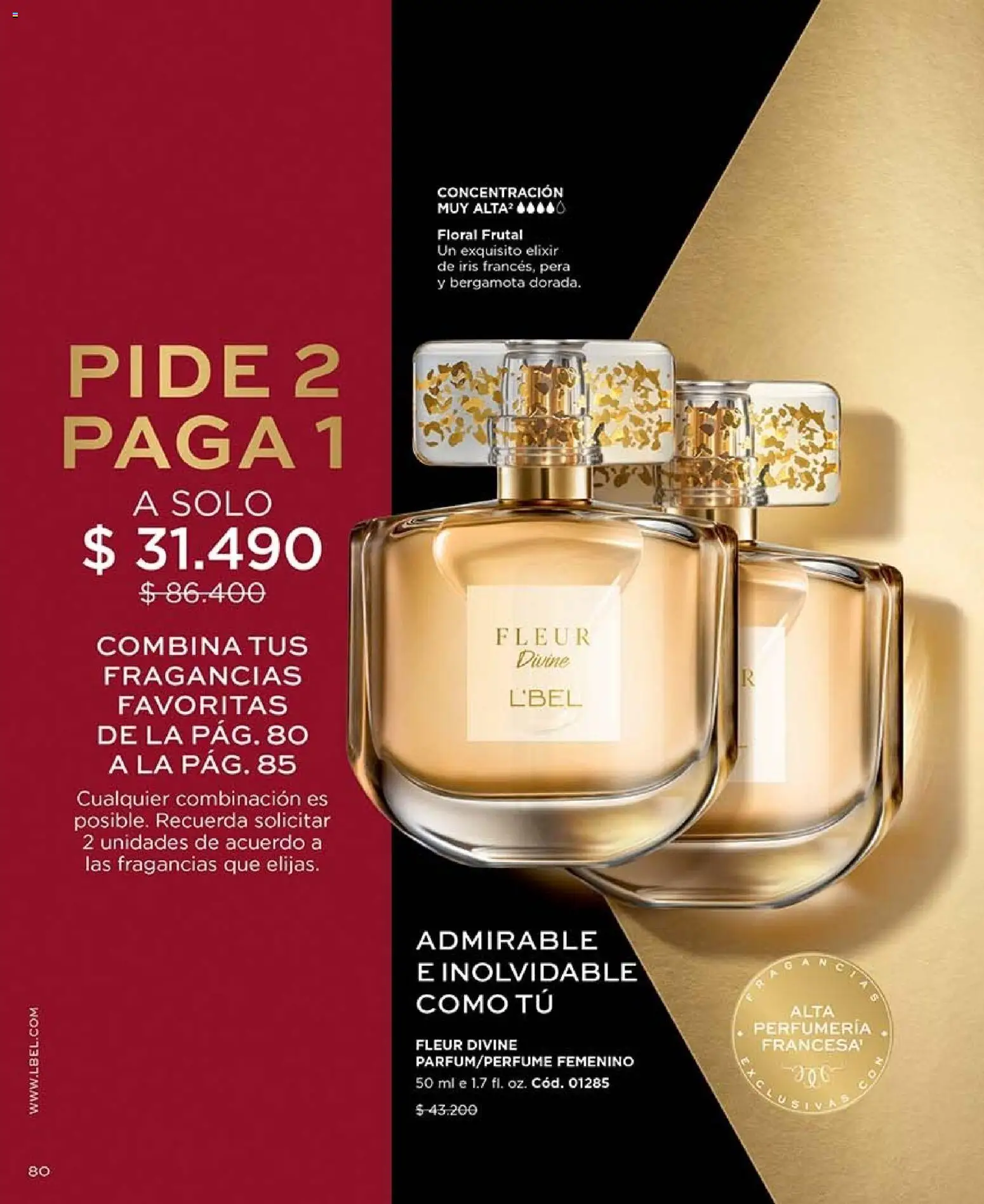Catálogo L'Bel Campaña 16 │ válido desde el 28.09.2026 | Página: 80 | Productos: Pera