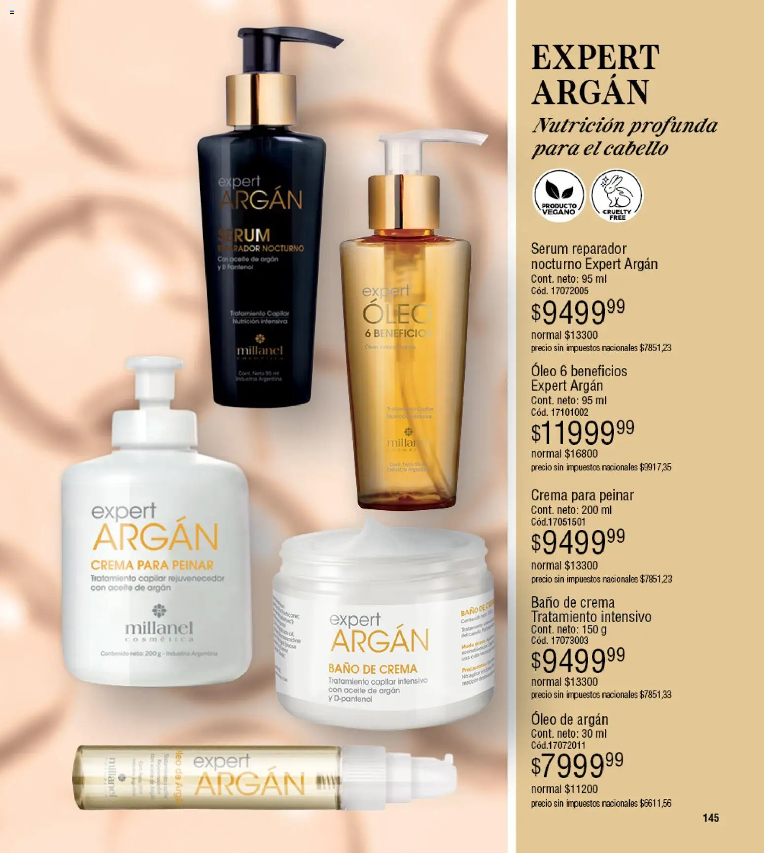 Millanel - Catálogo │ válido desde el 25.05.2026 | Página: 169 | Productos: Baño, Aceite, Serum, Baño de crema
