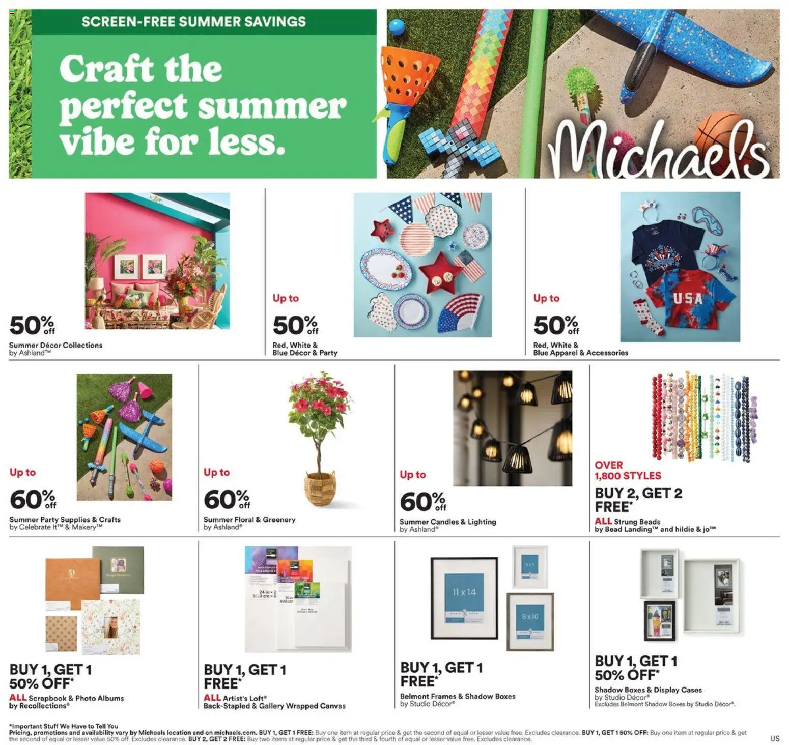 Michaels flyer valid from Jun 21, 2026 | Page: 1