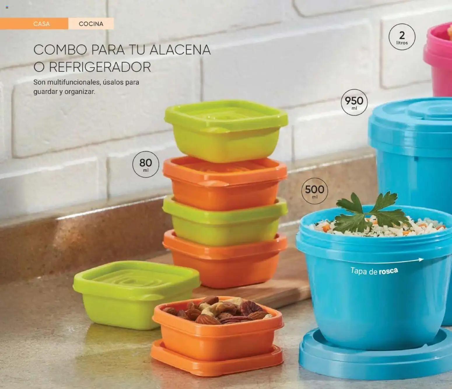 Nuevas ofertas de AVON válidas en toda la República Mexicana desde el 24.04.2026. ¡Encuentra las mejores ofertas en AVON Casa & Estilo 7 2026! | Página: 184 | Productos: Refrigerador, Cocina, Alacena