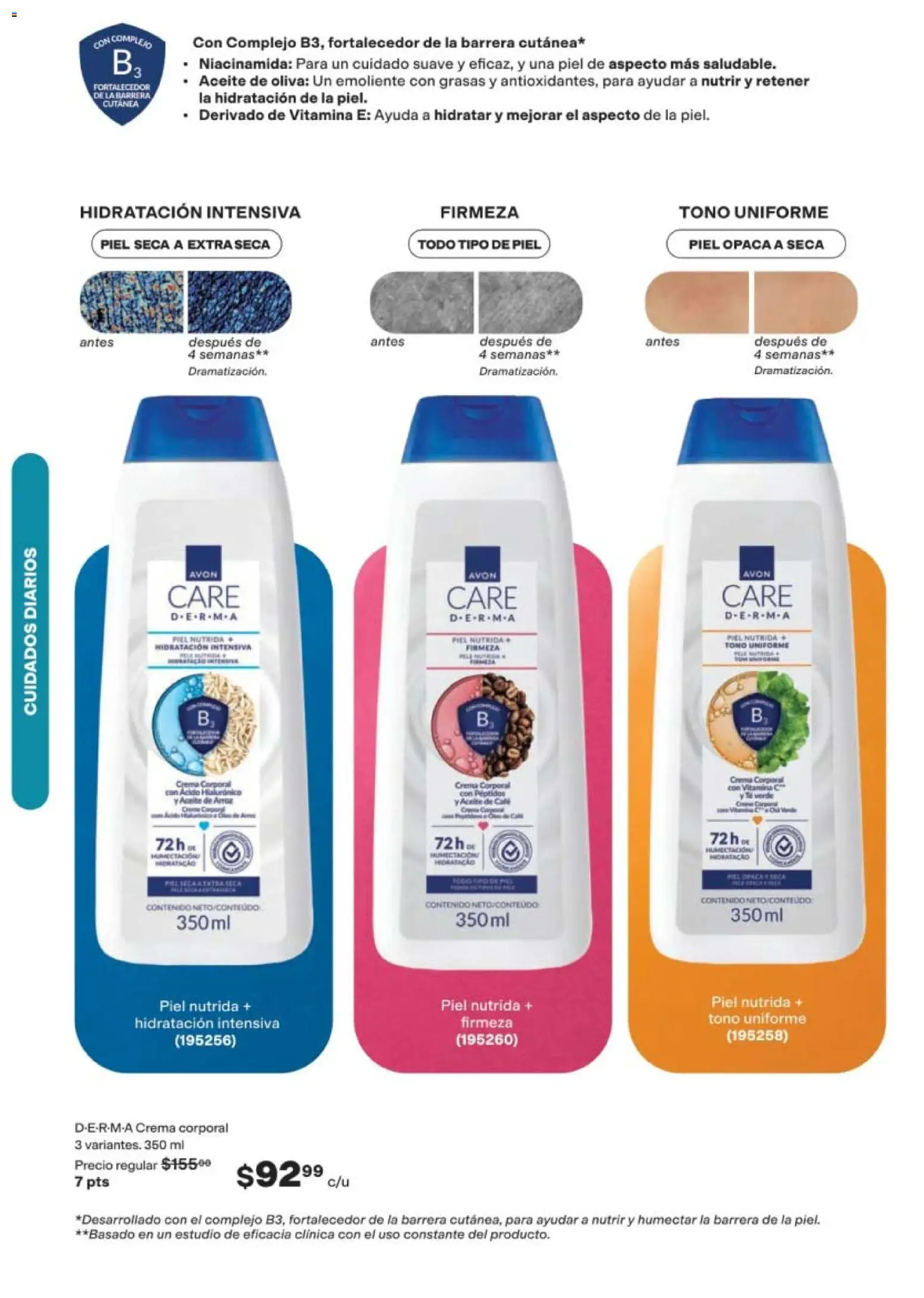 Nuevas ofertas de AVON válidas en toda la República Mexicana desde el 24.04.2026. ¡Encuentra las mejores ofertas en AVON campaña 7 2026! | Página: 150 | Productos: Crema, Aceite de oliva, Aceite, Body