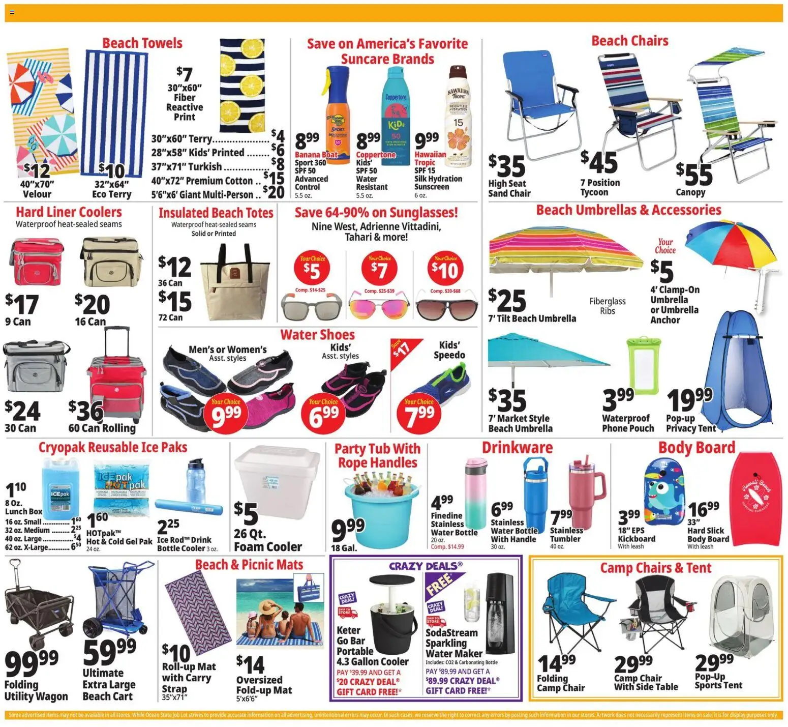 Ocean State Job Lot Weekly Ad - valid from 11.06.2026 | Page: 10 | Products: Table, Anchor, Water, Phone