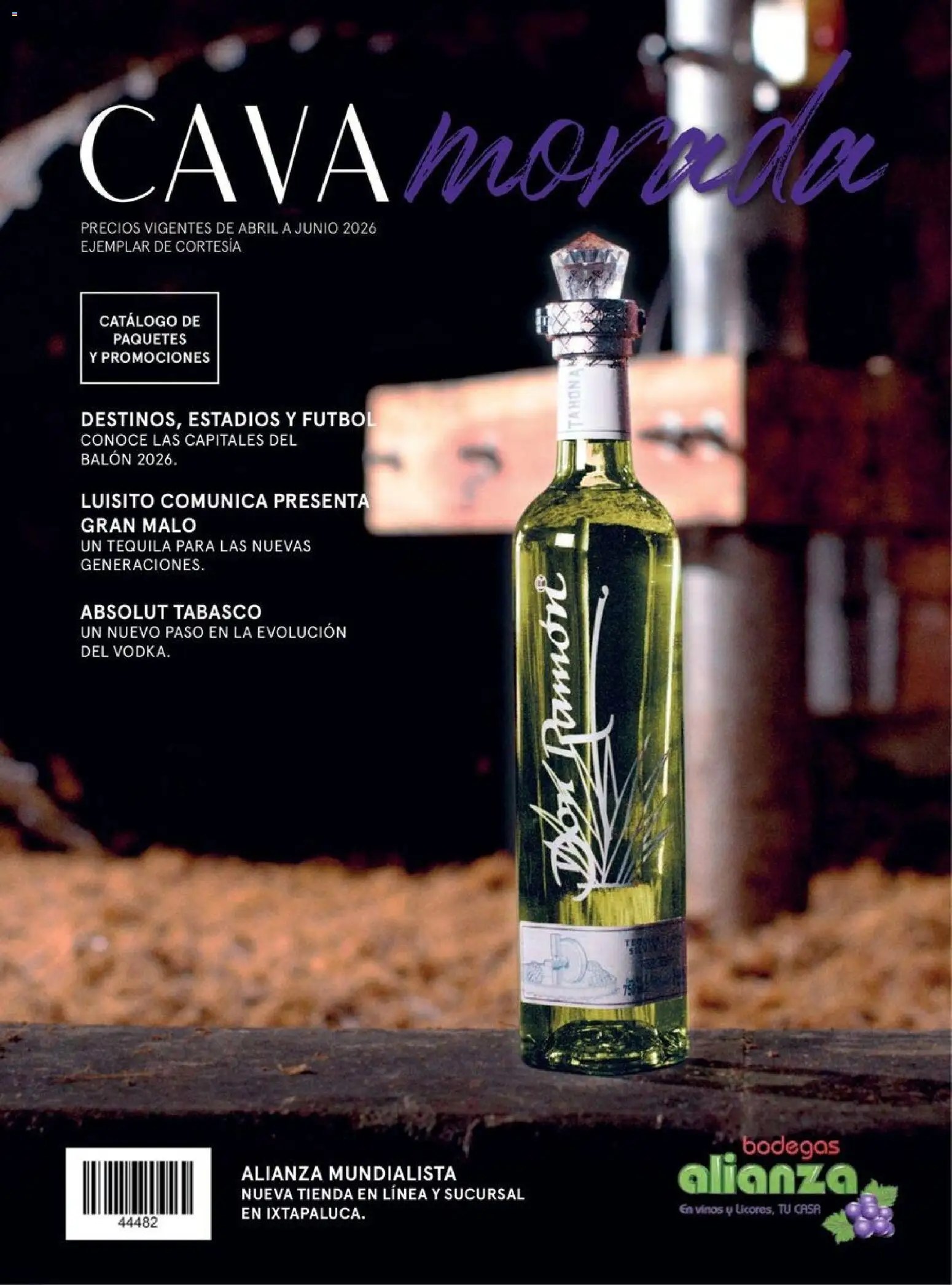 Nuevas ofertas de Bodegas Alianza válidas en toda la República Mexicana desde el 01.04.2026. ¡Encuentra las mejores ofertas en Bodegas Alianza catálogo! | Página: 1 | Productos: Tequila