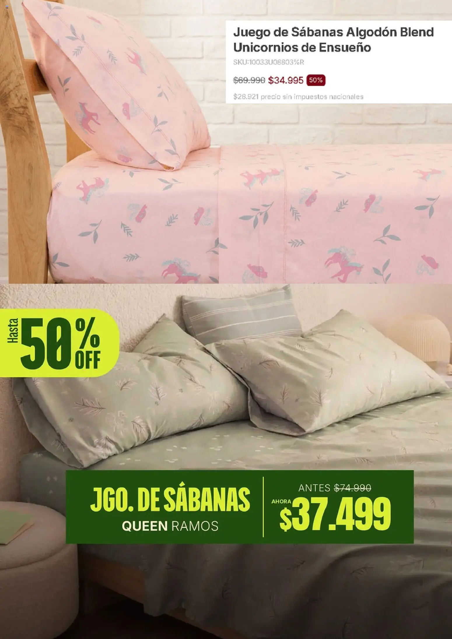Arredo - Hot Sale │ válido desde el 11.05.2026 | Página: 3 | Productos: Algodón, Sabanas
