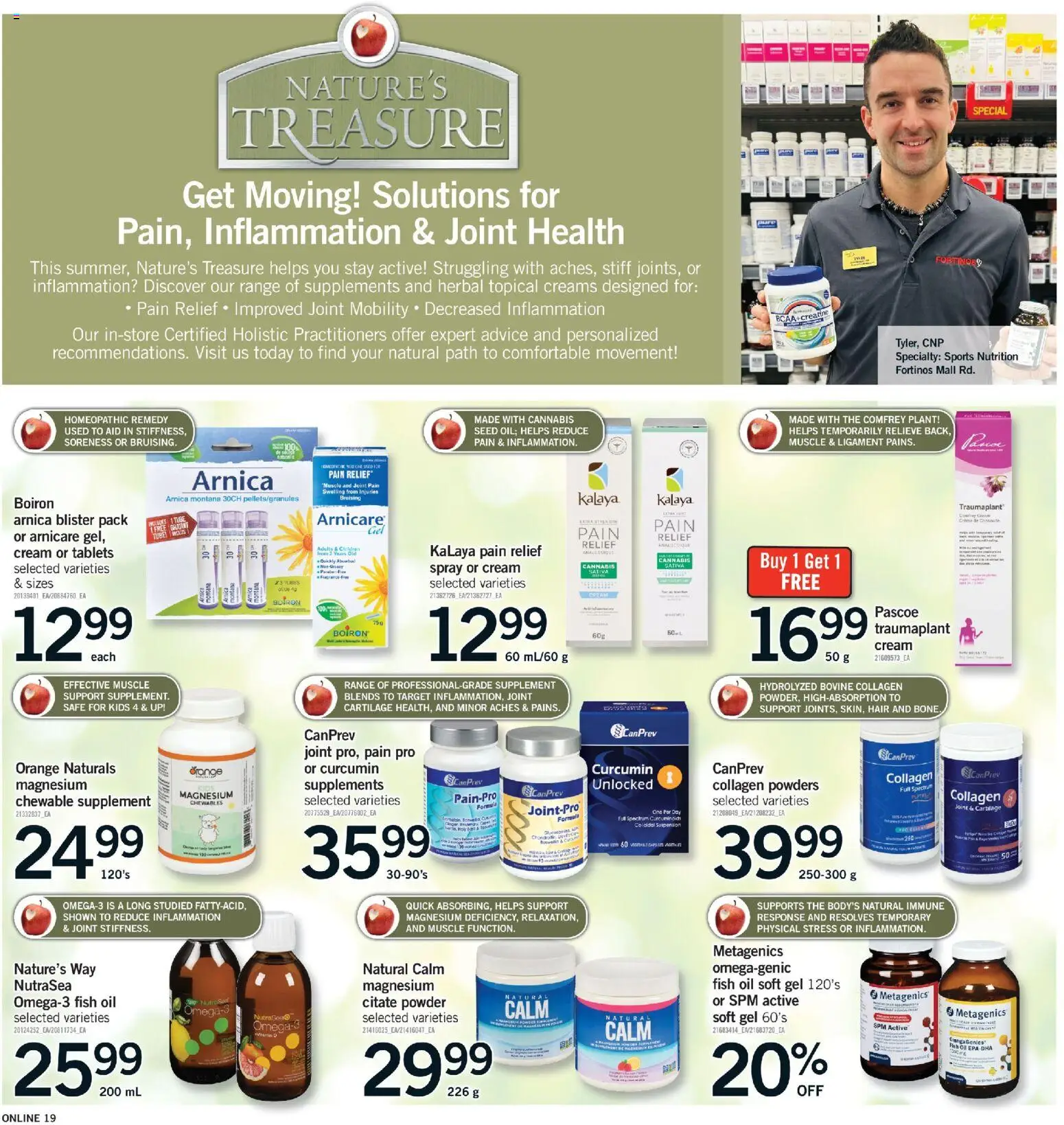 Fortinos flyer valid from 28.05.2026 | Page: 18 | Products: Fish, Cream, Powder, Oil
