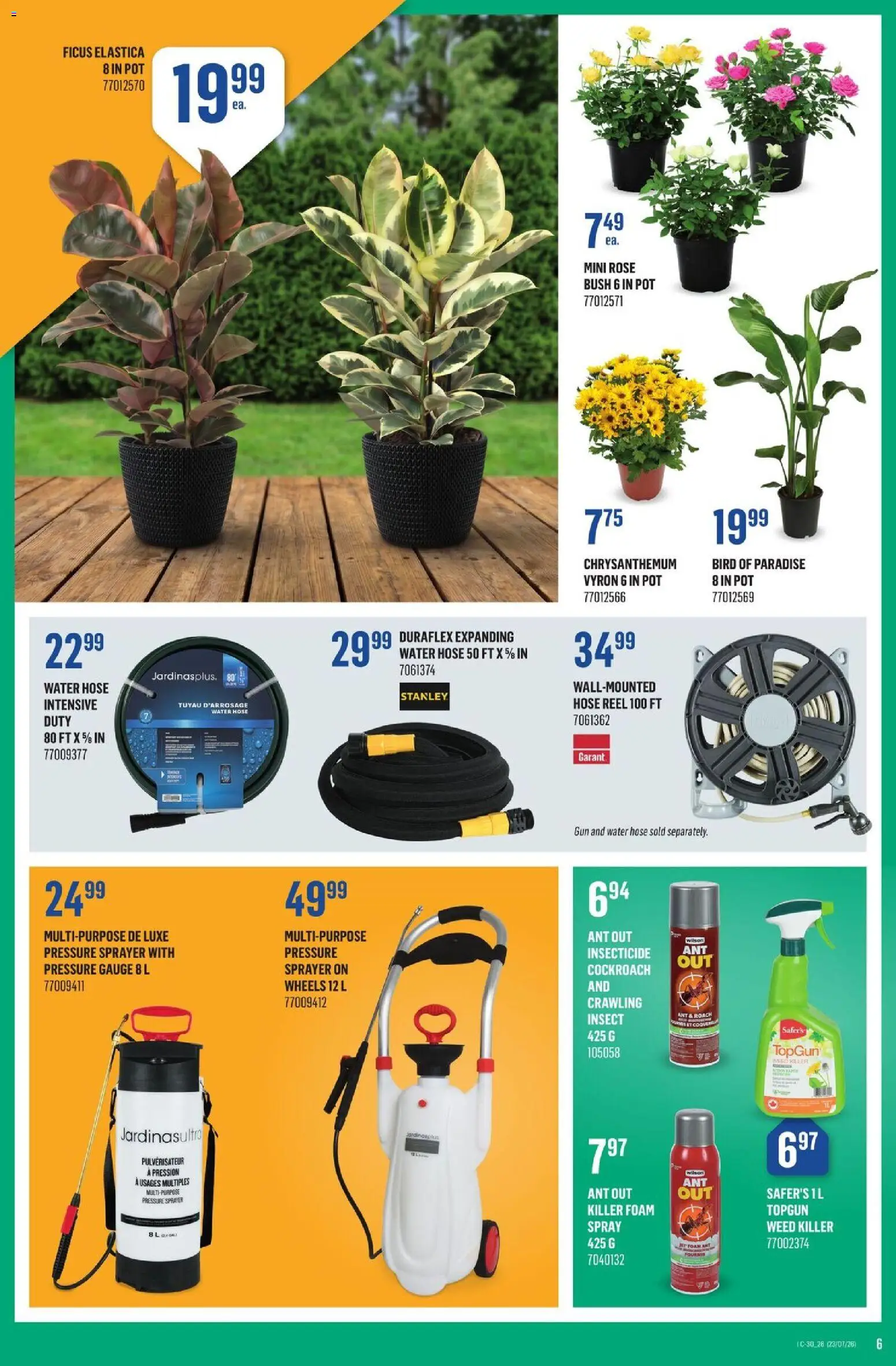 Canac flyer valid from Jul 23, 2026 | Page: 6 | Products: Pressure gauge