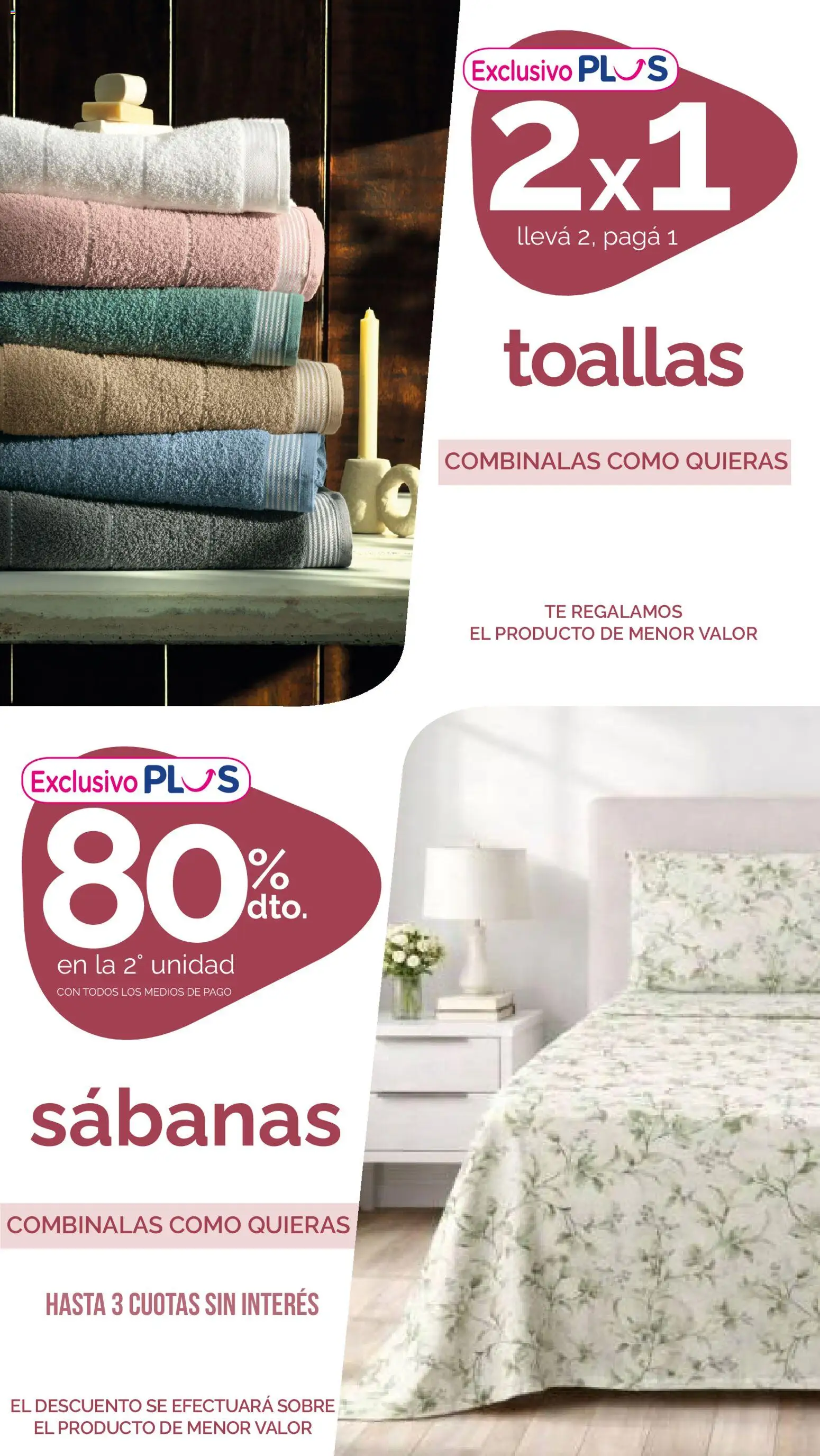 La Anonima catálogo Especial Modo Relax │ válido desde el 25/06/2026 | Página: 21 | Productos: Sabanas, Toallas, Sobre, Té